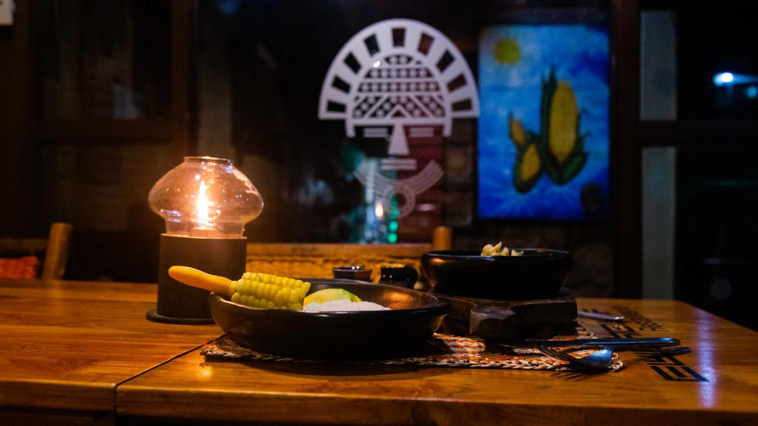 Food and drinks in Hotel Muisca