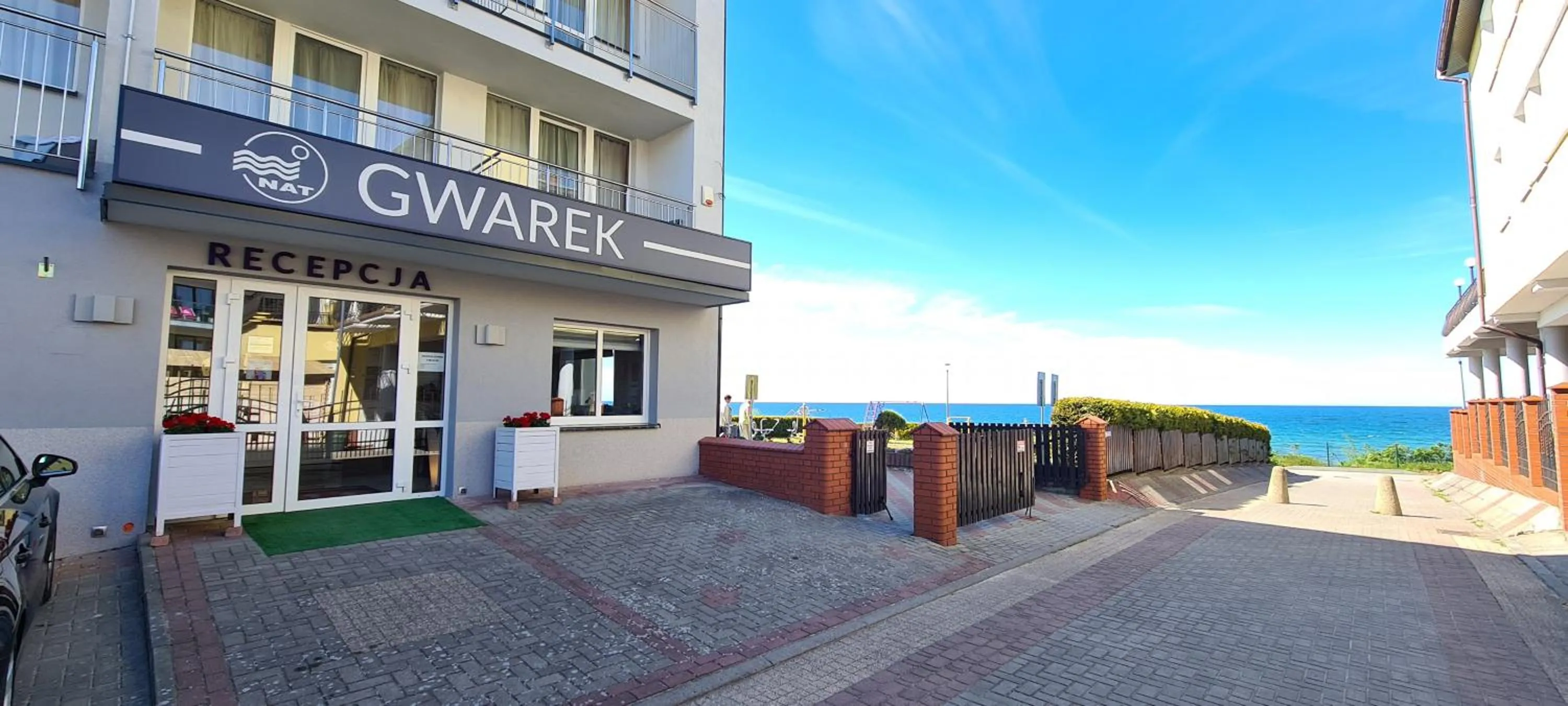 Facade/entrance in Ośrodek Wypoczynkowy Gwarek Ustronie Morskie