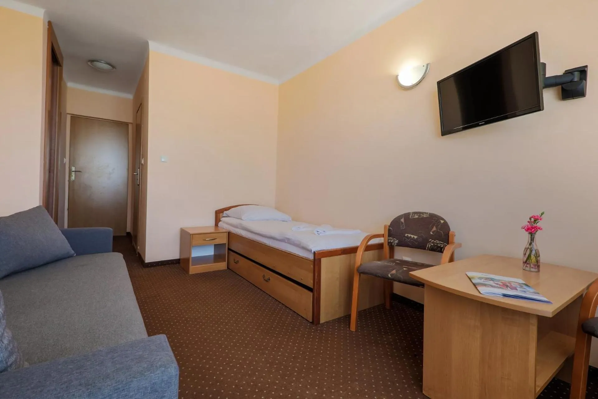 Photo of the whole room, Bed in Ośrodek Wypoczynkowy Gwarek Ustronie Morskie