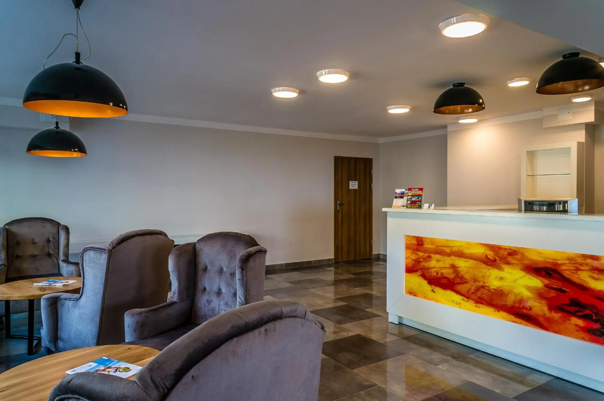 Lobby or reception in Ośrodek Wypoczynkowy Gwarek Ustronie Morskie