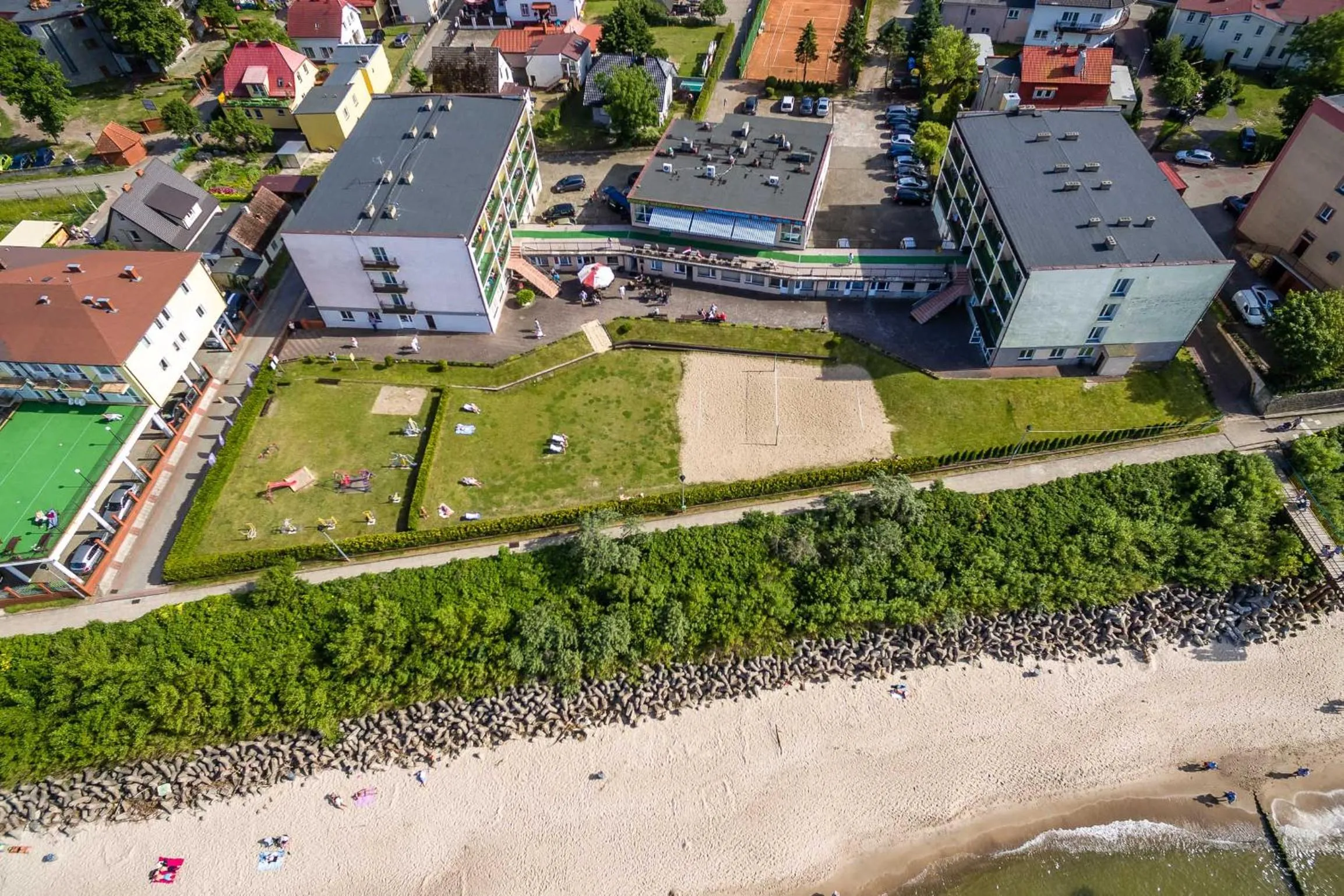 Bird's eye view in Ośrodek Wypoczynkowy Gwarek Ustronie Morskie