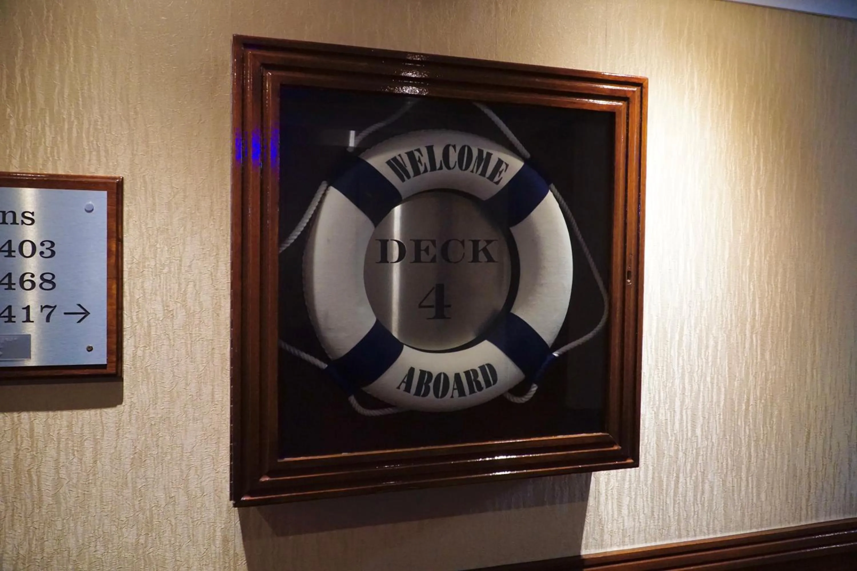 Decorative detail in The Liner at Liverpool