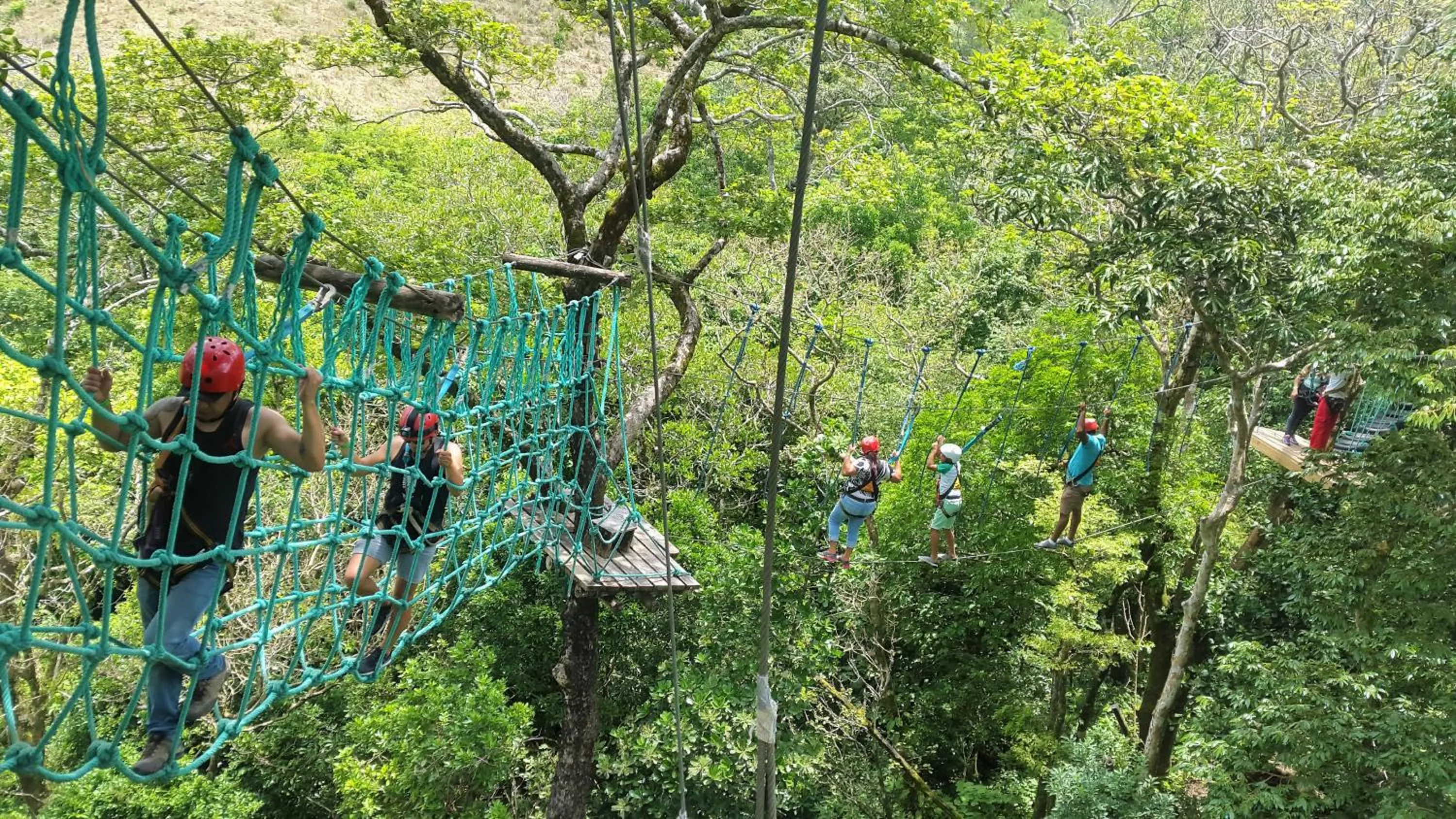 People in Adventure Park & Hotel Vista Golfo