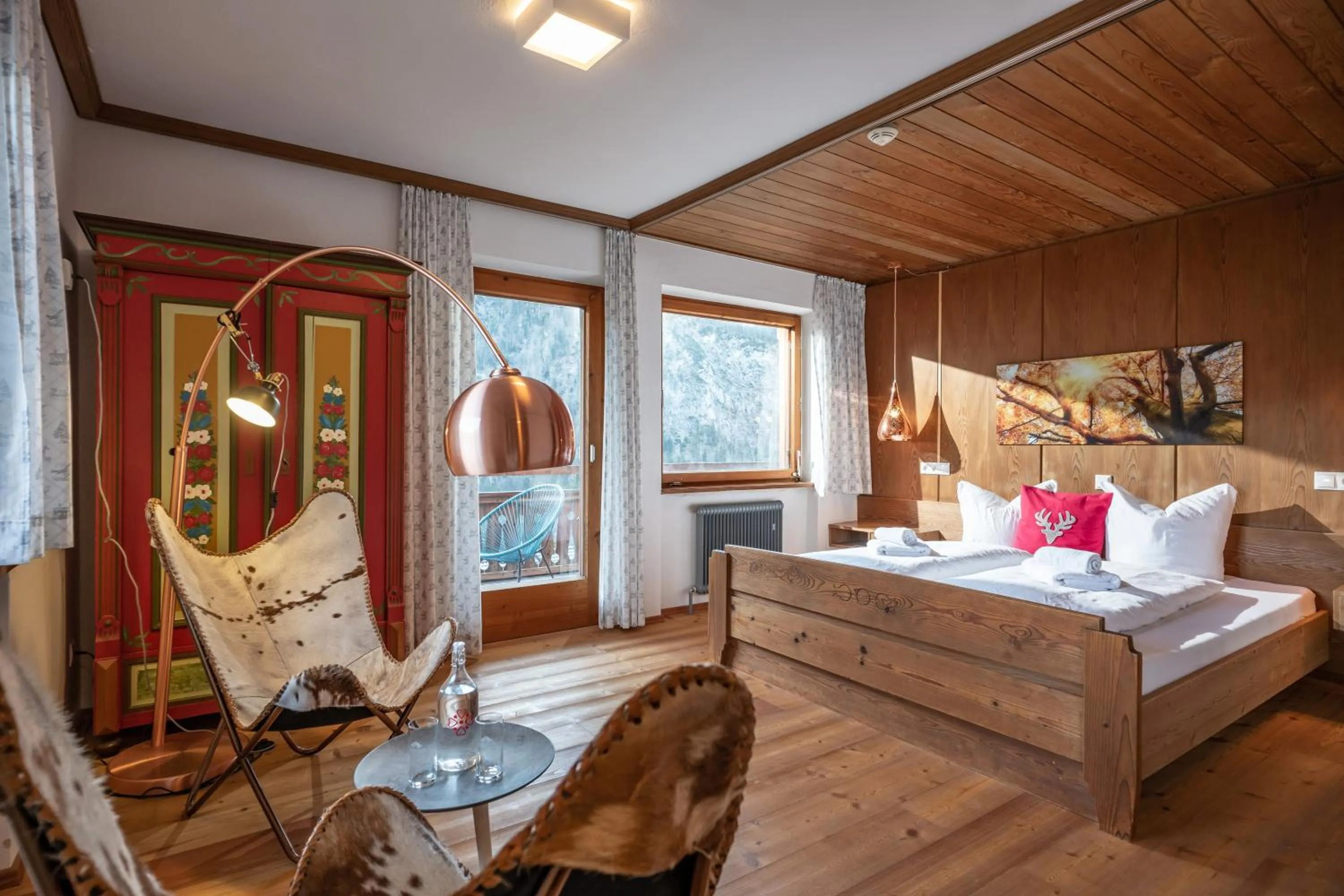 Photo of the whole room, Bed in Berg'k'hof Kaisertal - Alpine Hideaway