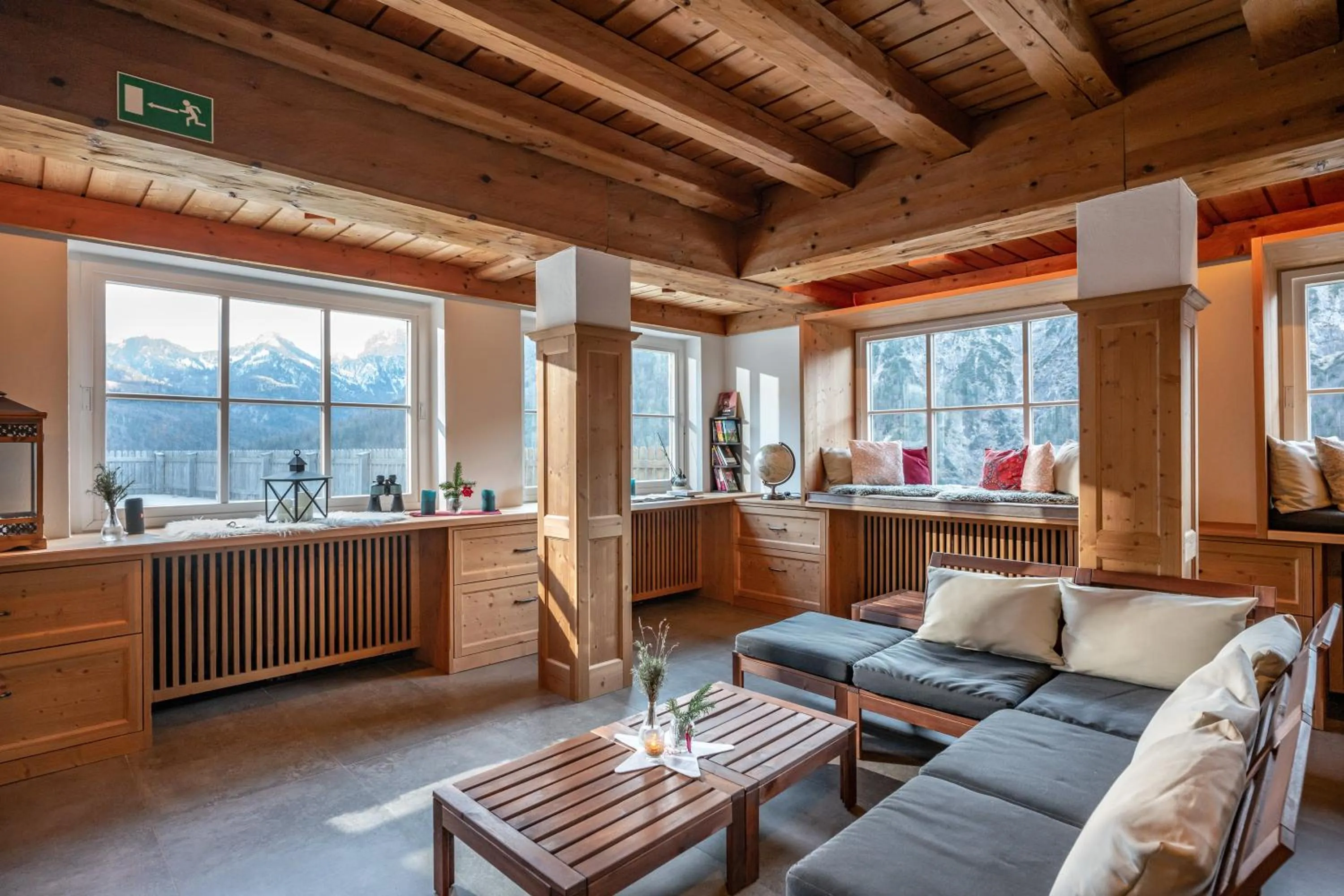 Seating area in Berg'k'hof Kaisertal - Alpine Hideaway