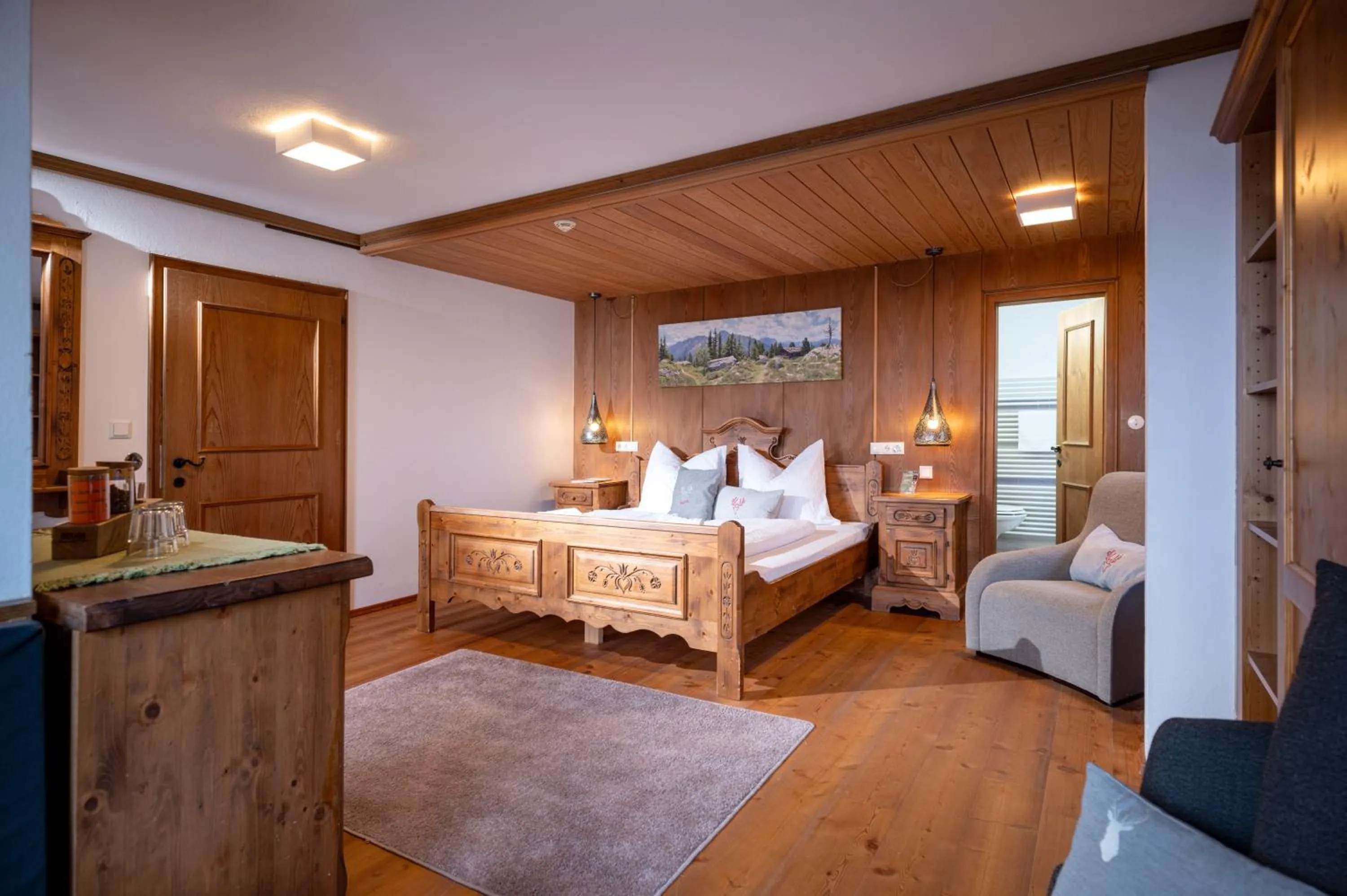 Photo of the whole room, Bed in Berg'k'hof Kaisertal - Alpine Hideaway