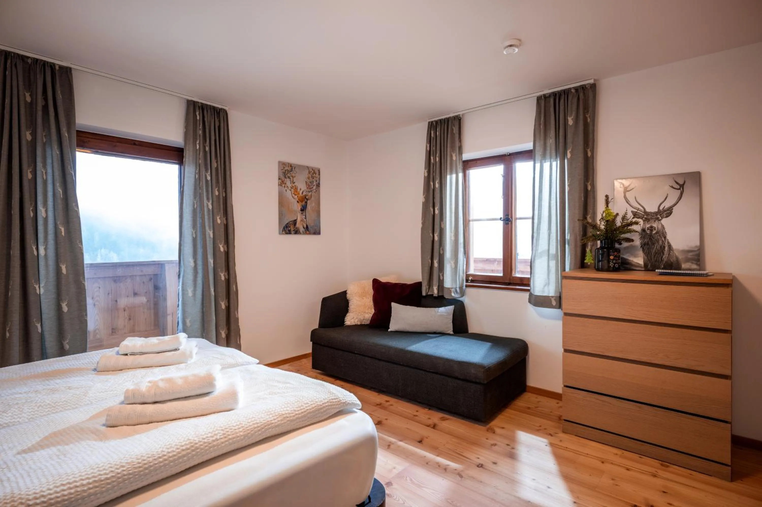 Bed in Berg'k'hof Kaisertal - Alpine Hideaway