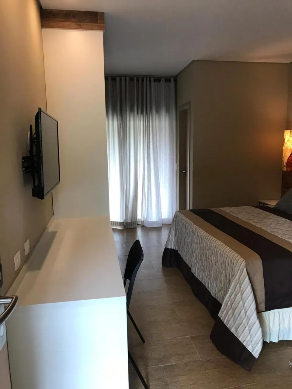 TV and multimedia, Bed in Amoreiras Hotel Pousada