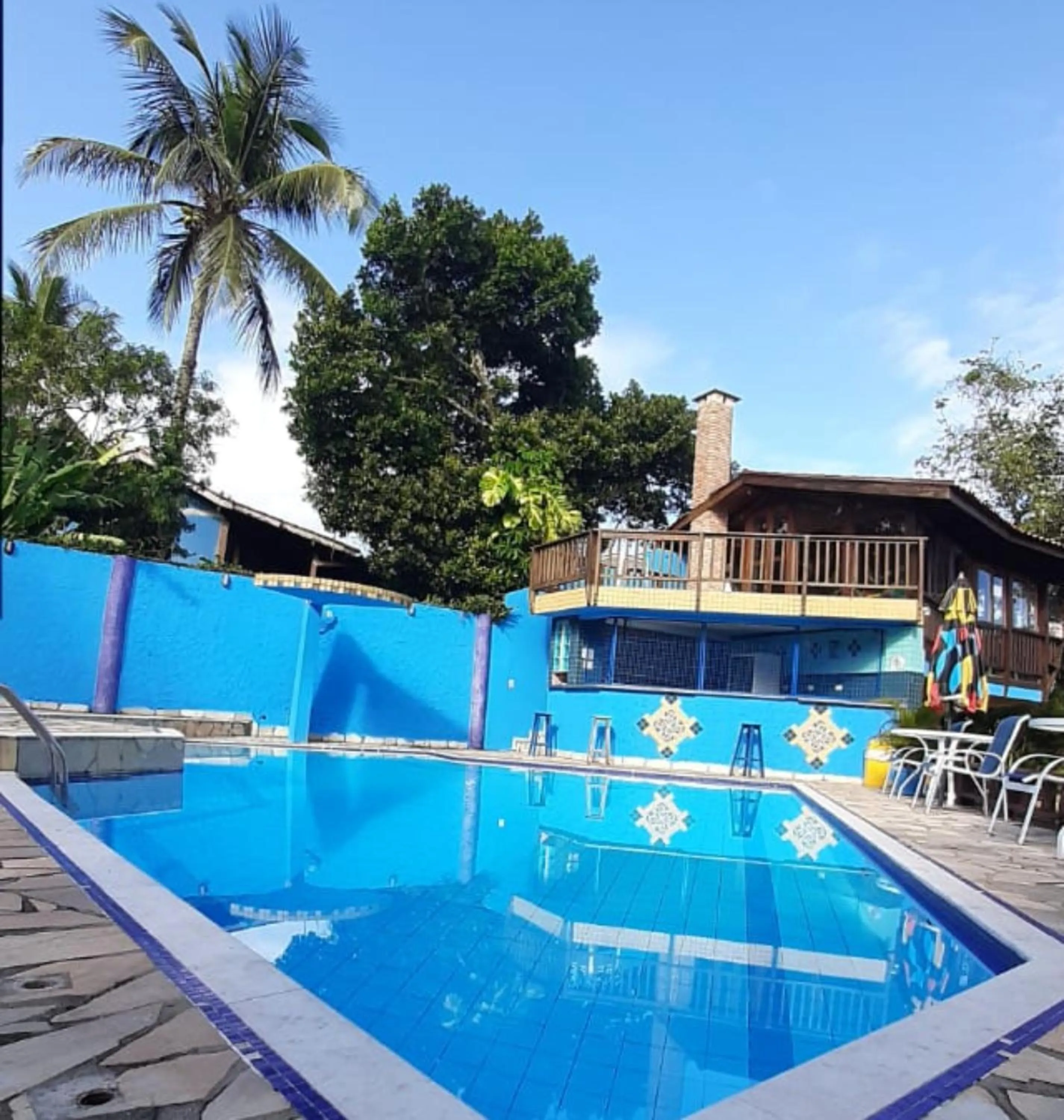 Pool view in Amoreiras Hotel Pousada
