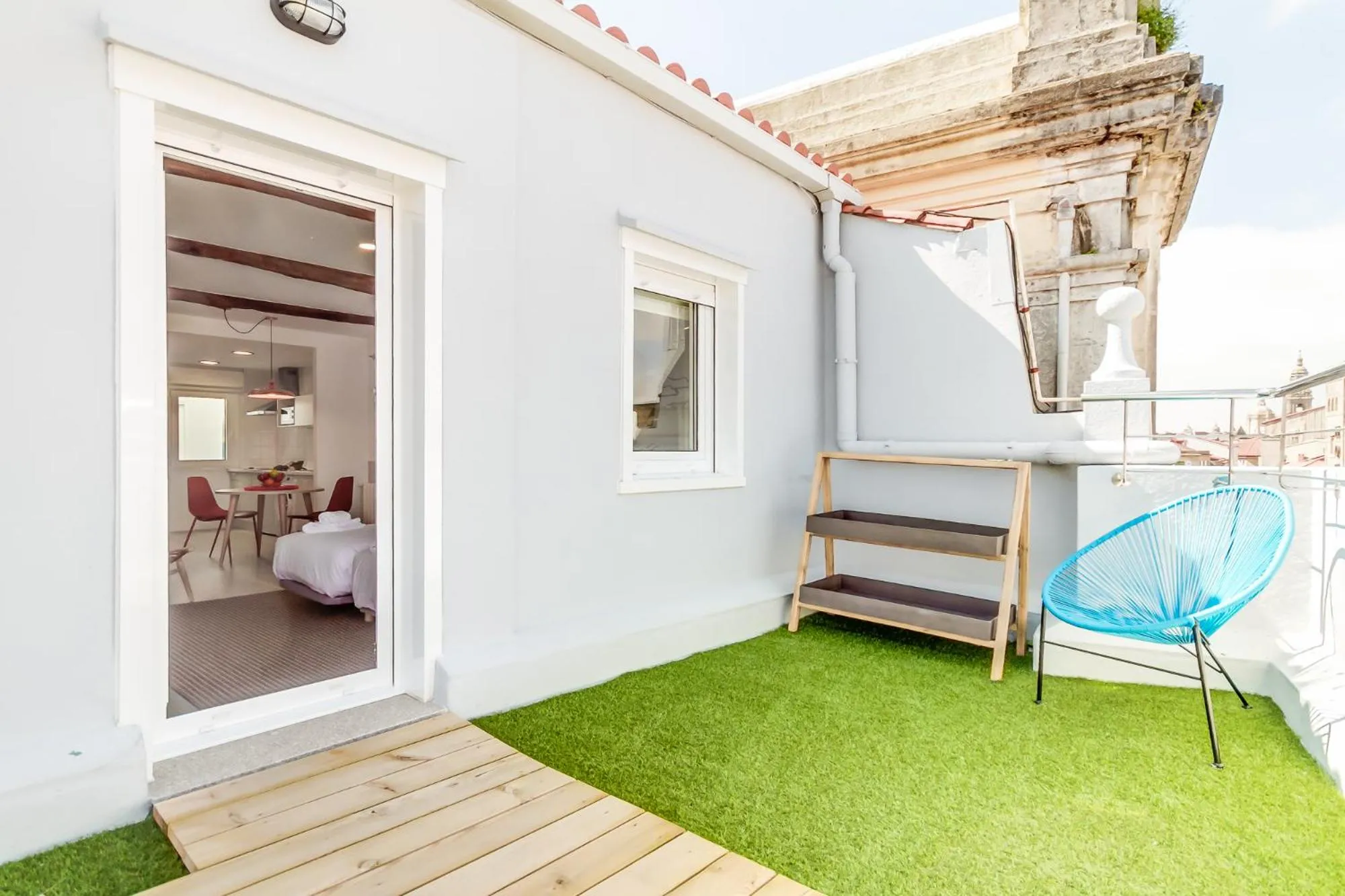 Balcony/Terrace, Bed in El Faro de Pepa by Como en Casa