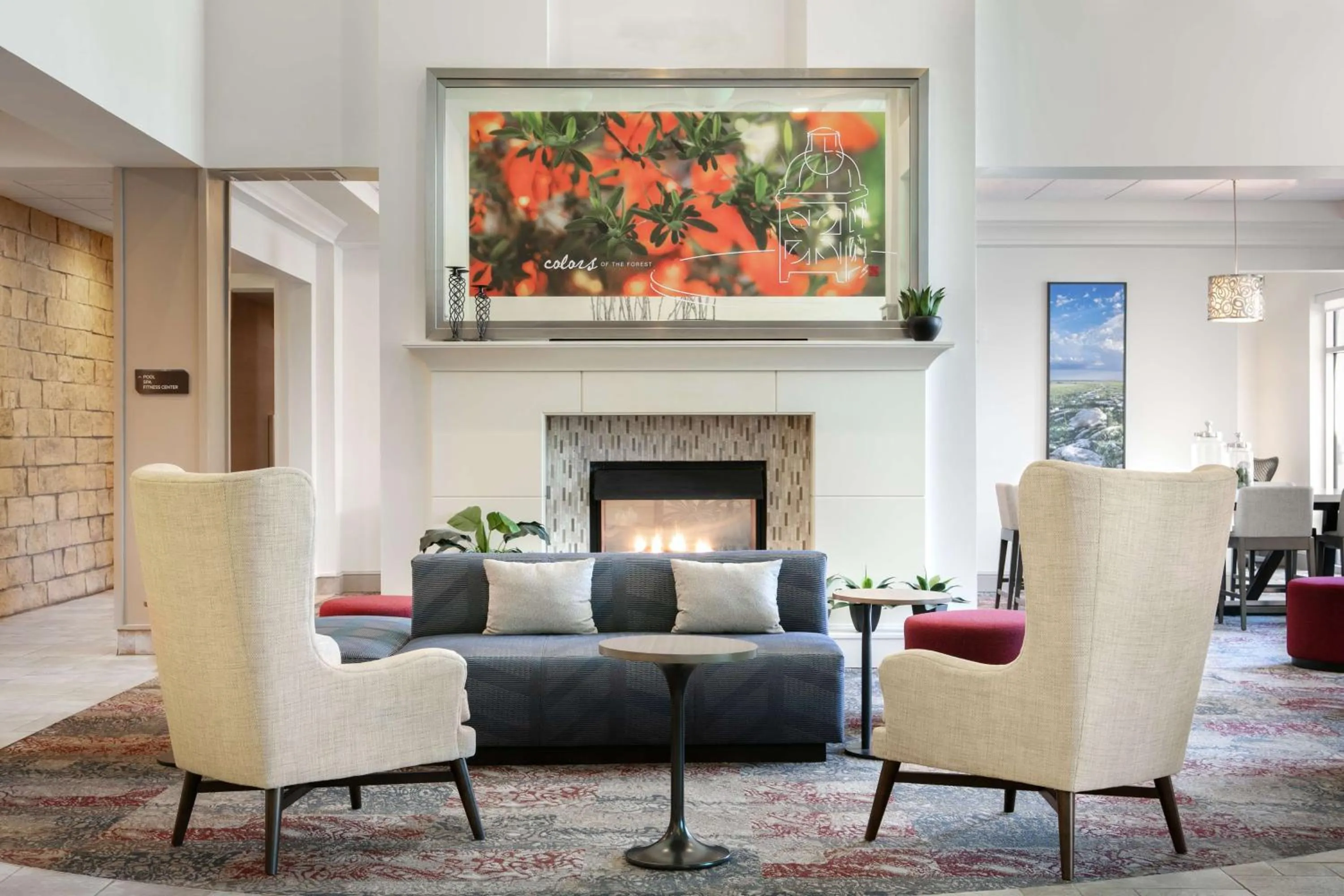 Lobby or reception in Hilton Garden Inn Manhattan Kansas