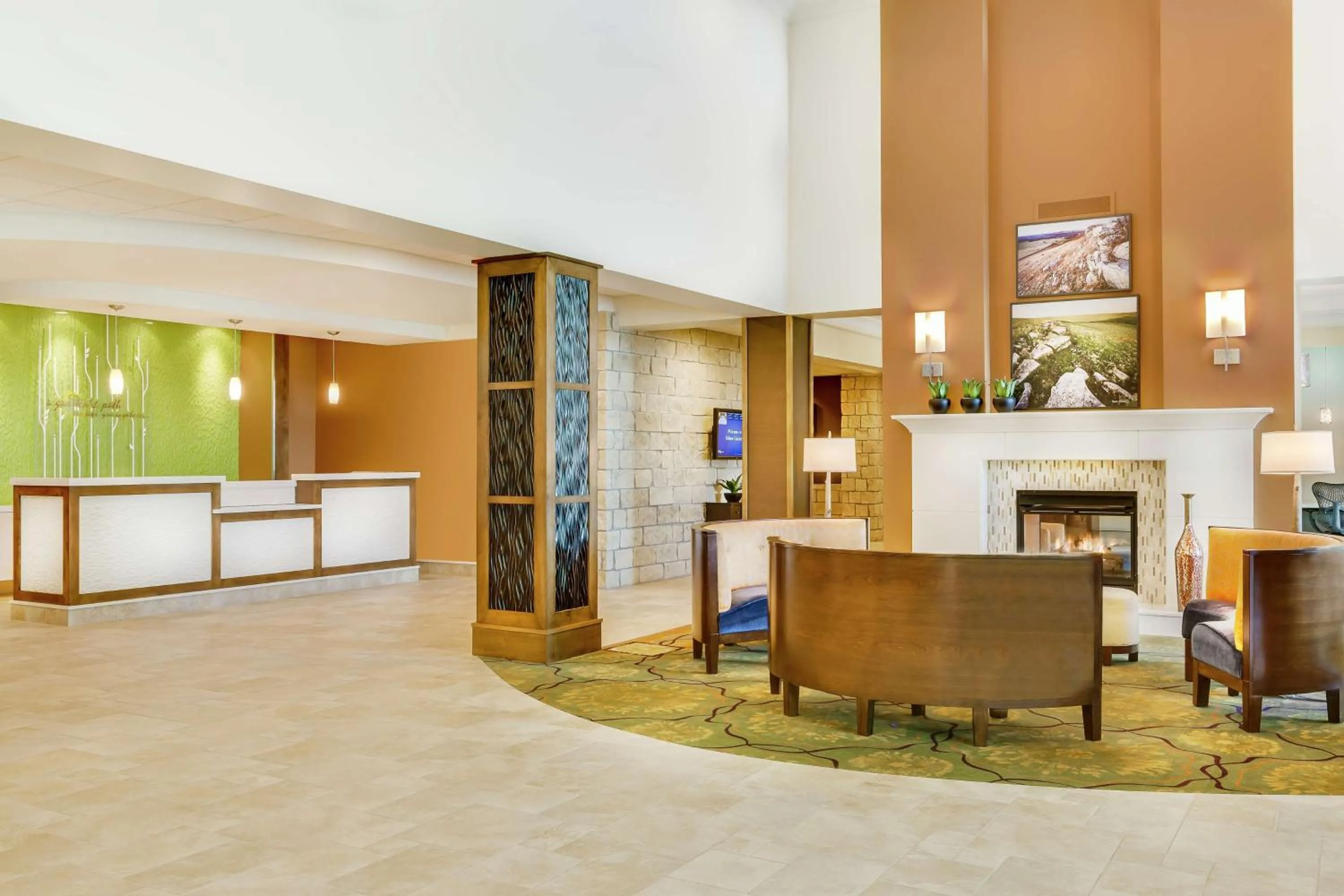 Lobby or reception in Hilton Garden Inn Manhattan Kansas