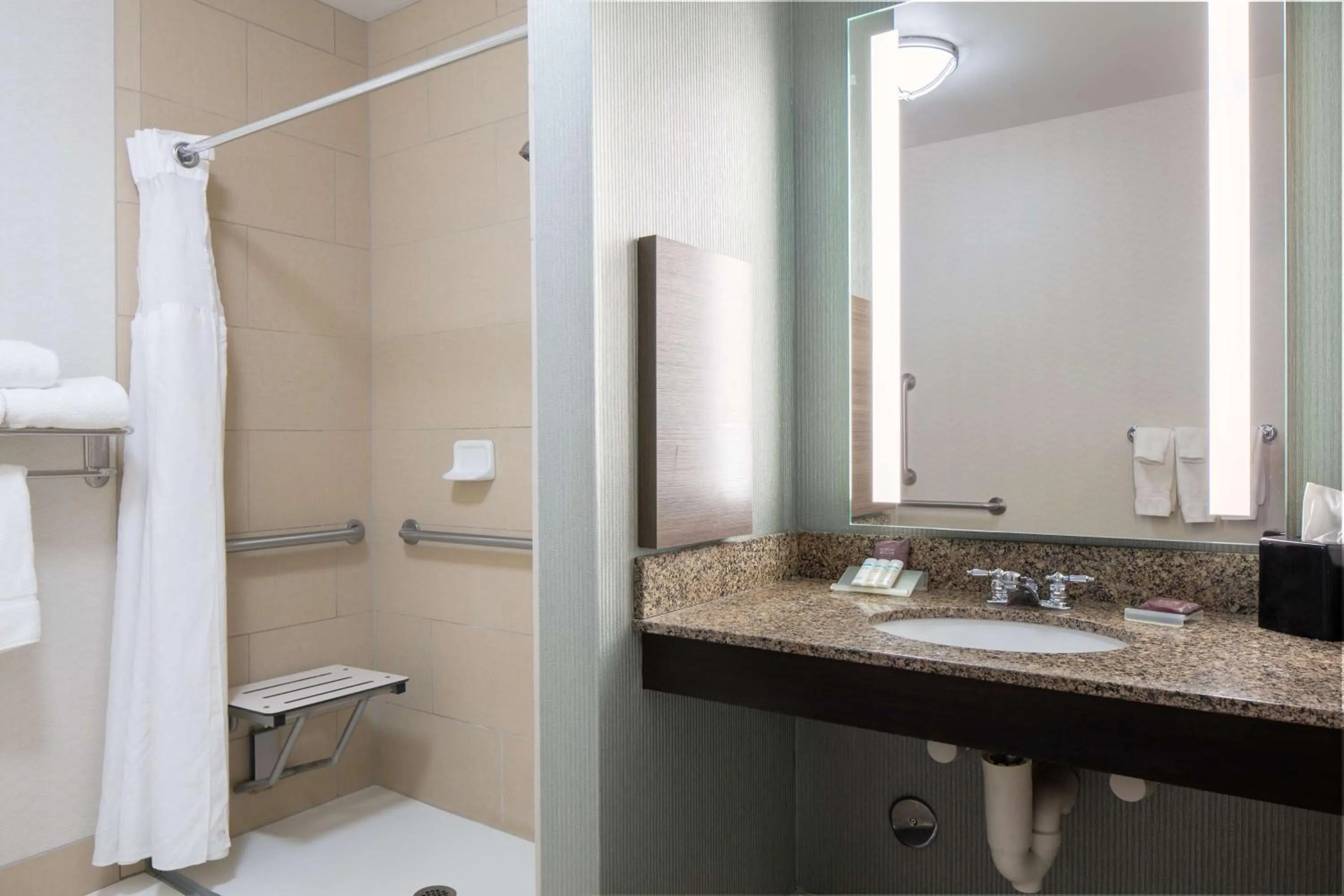 Bathroom in Hilton Garden Inn Manhattan Kansas