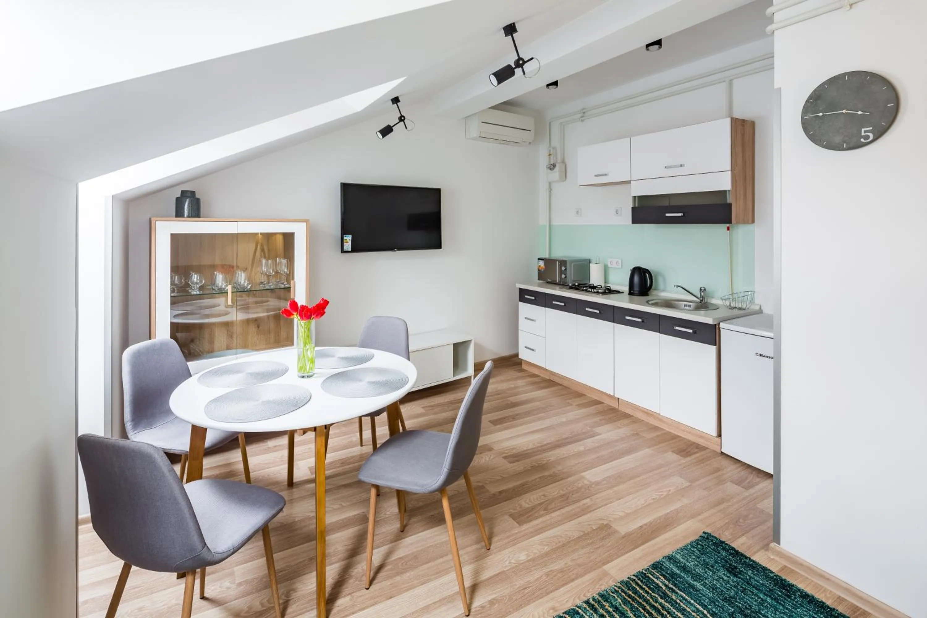 Kitchen or kitchenette in Apart Hotel Code 10