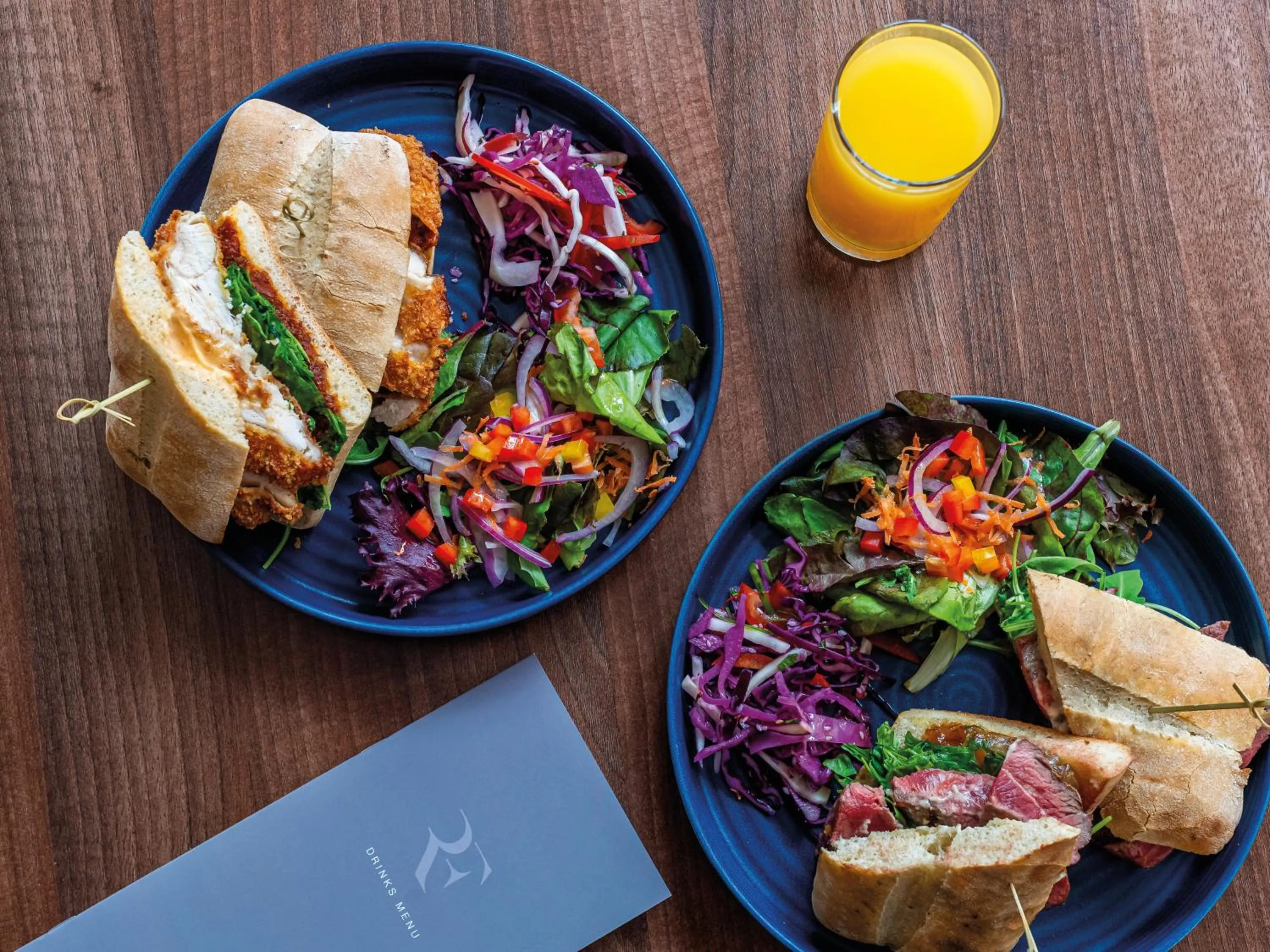 Food and drinks in The Royal & Fortescue Hotel