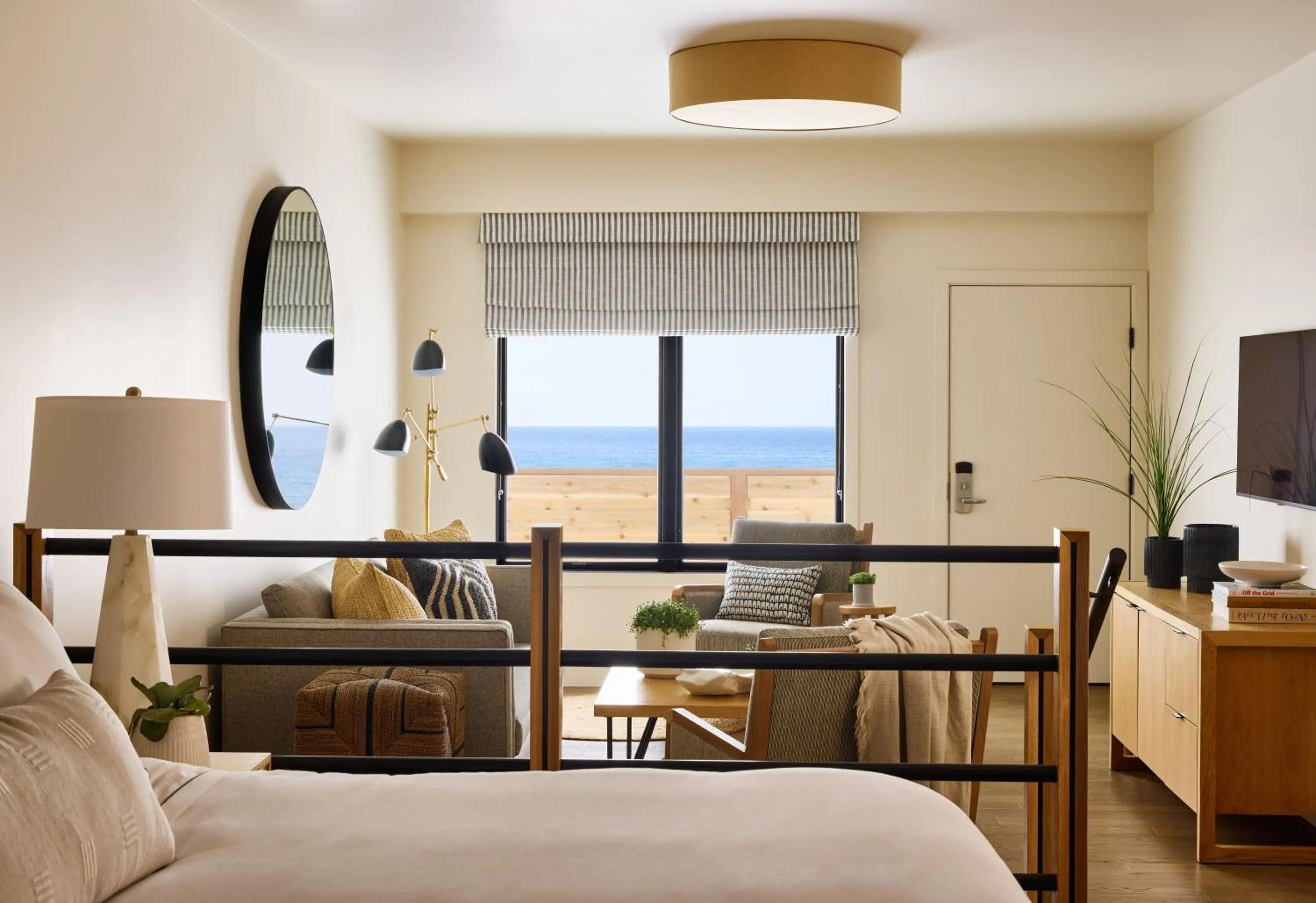 Bed in Gurney's Montauk Resort & Seawater Spa