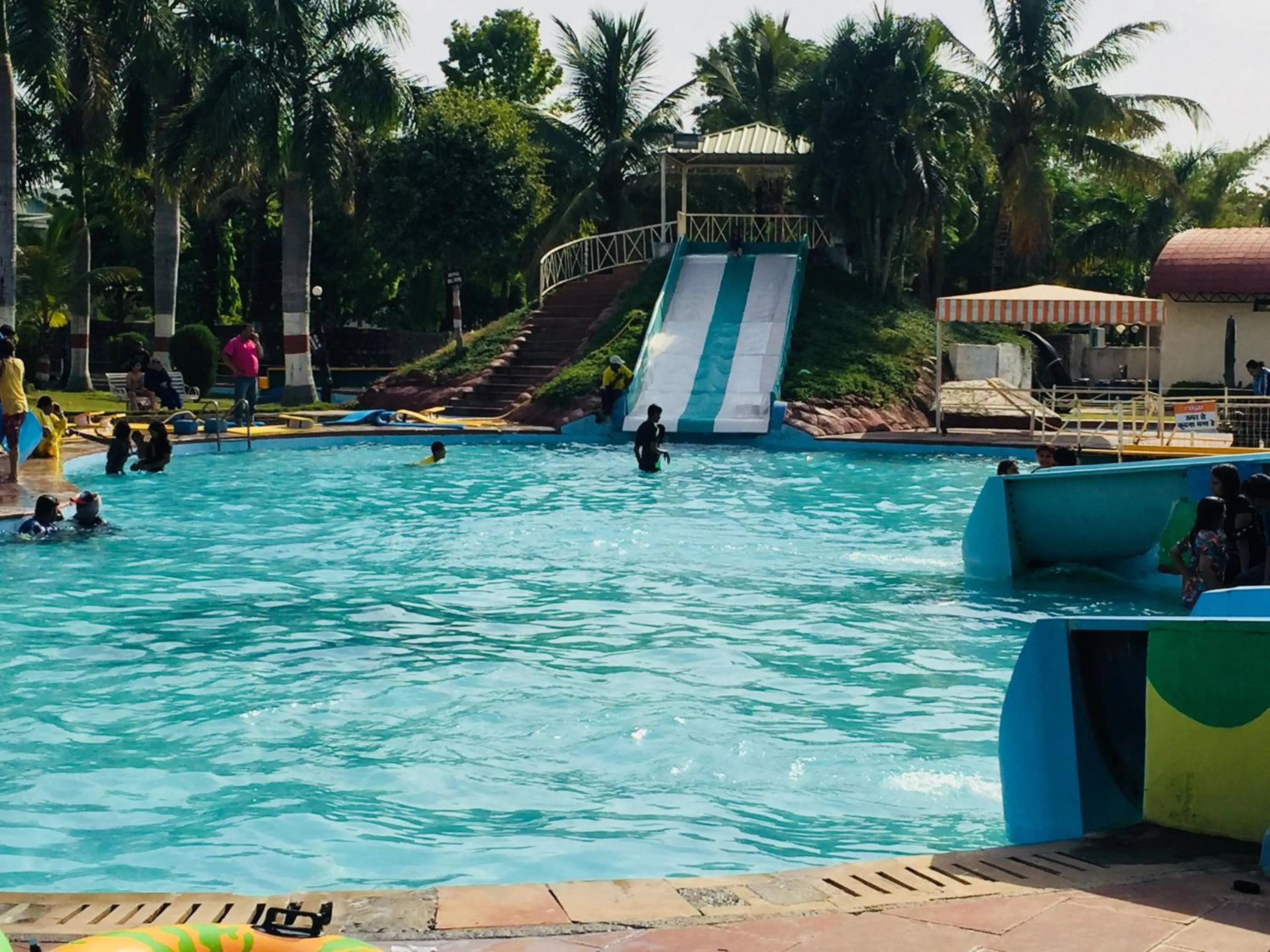 Aqua park in Hotel Kanha’s Palm Springs