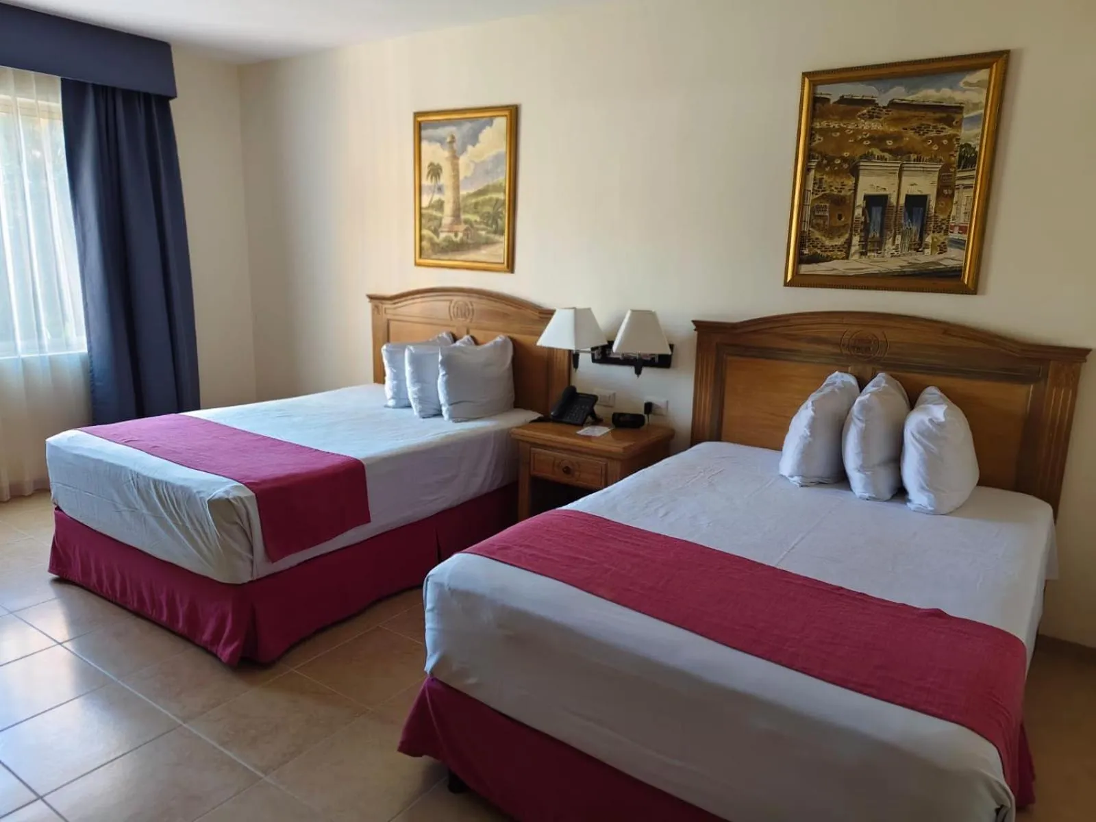 Bed in Hotel Hacienda Real