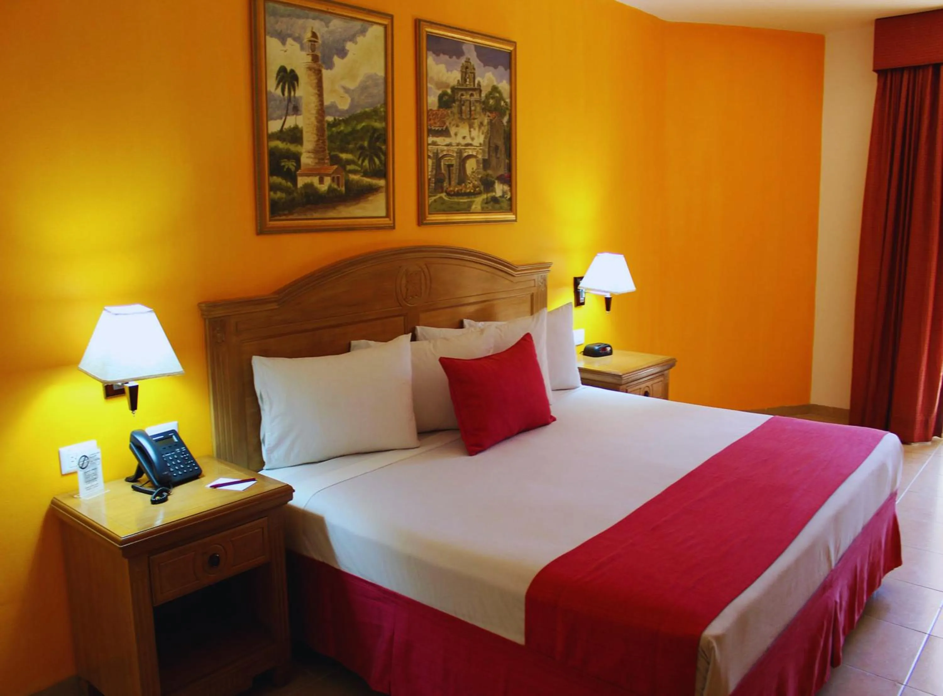 Bed in Hotel Hacienda Real