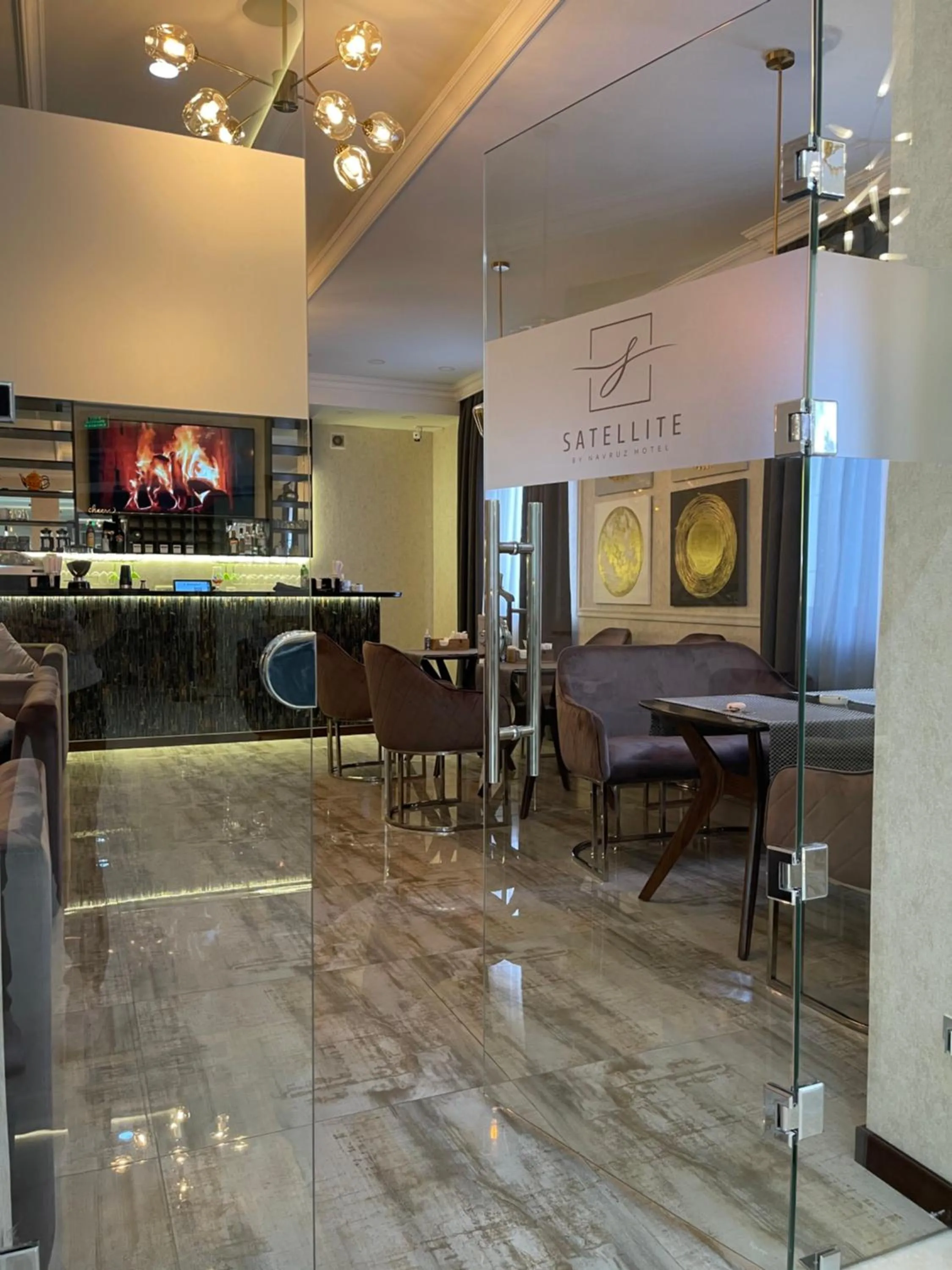 Lounge or bar in Navruz Hotel Tashkent