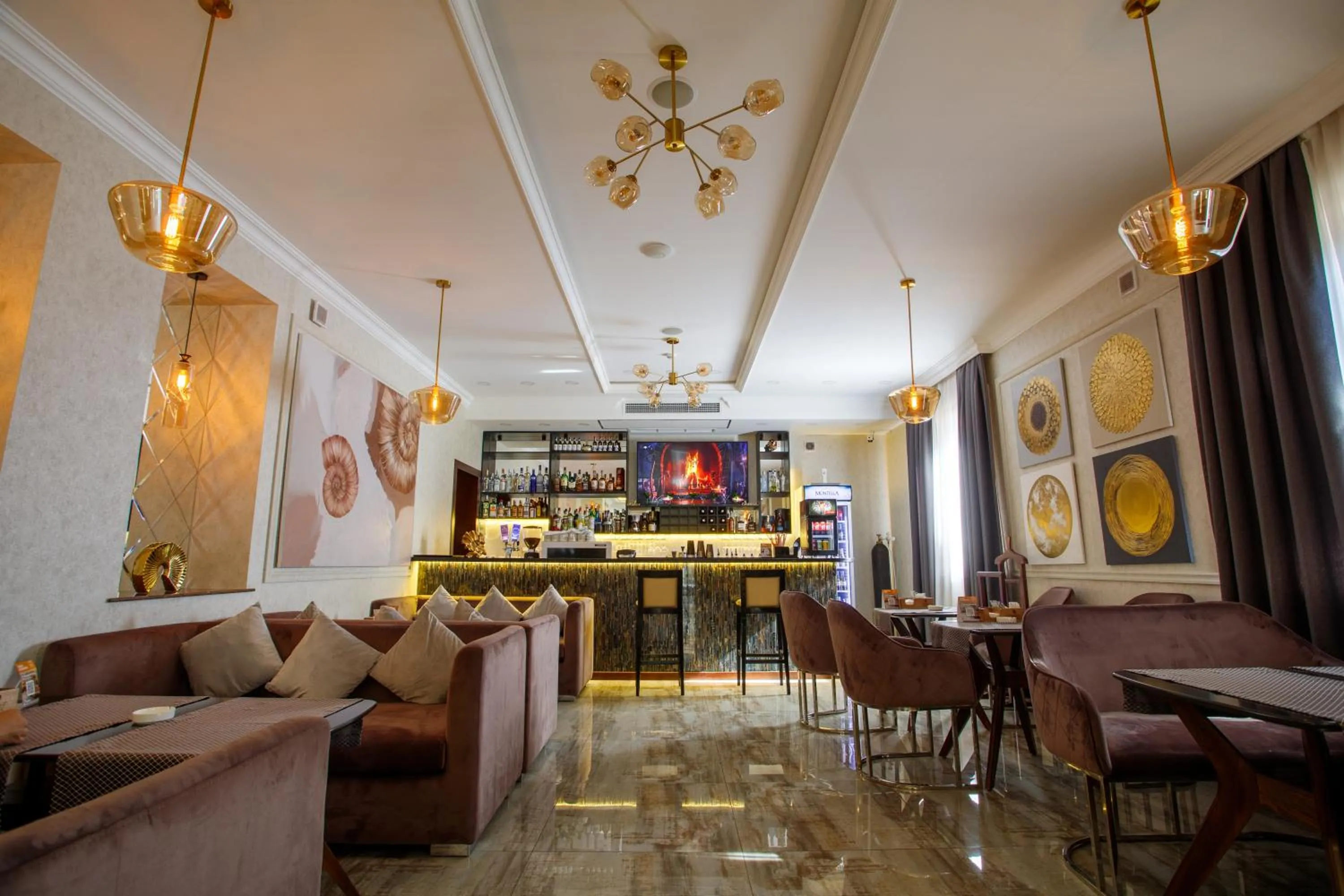 Lounge or bar in Navruz Hotel Tashkent