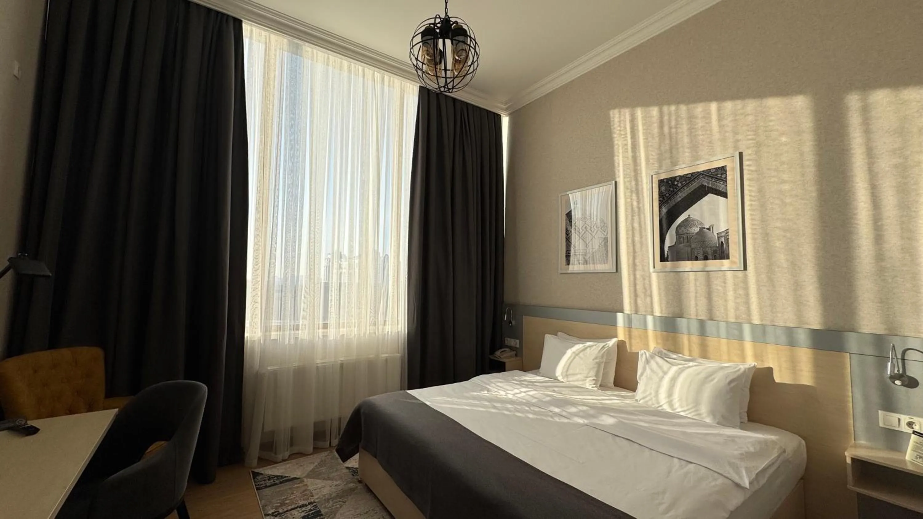 Bed in Navruz Hotel Tashkent