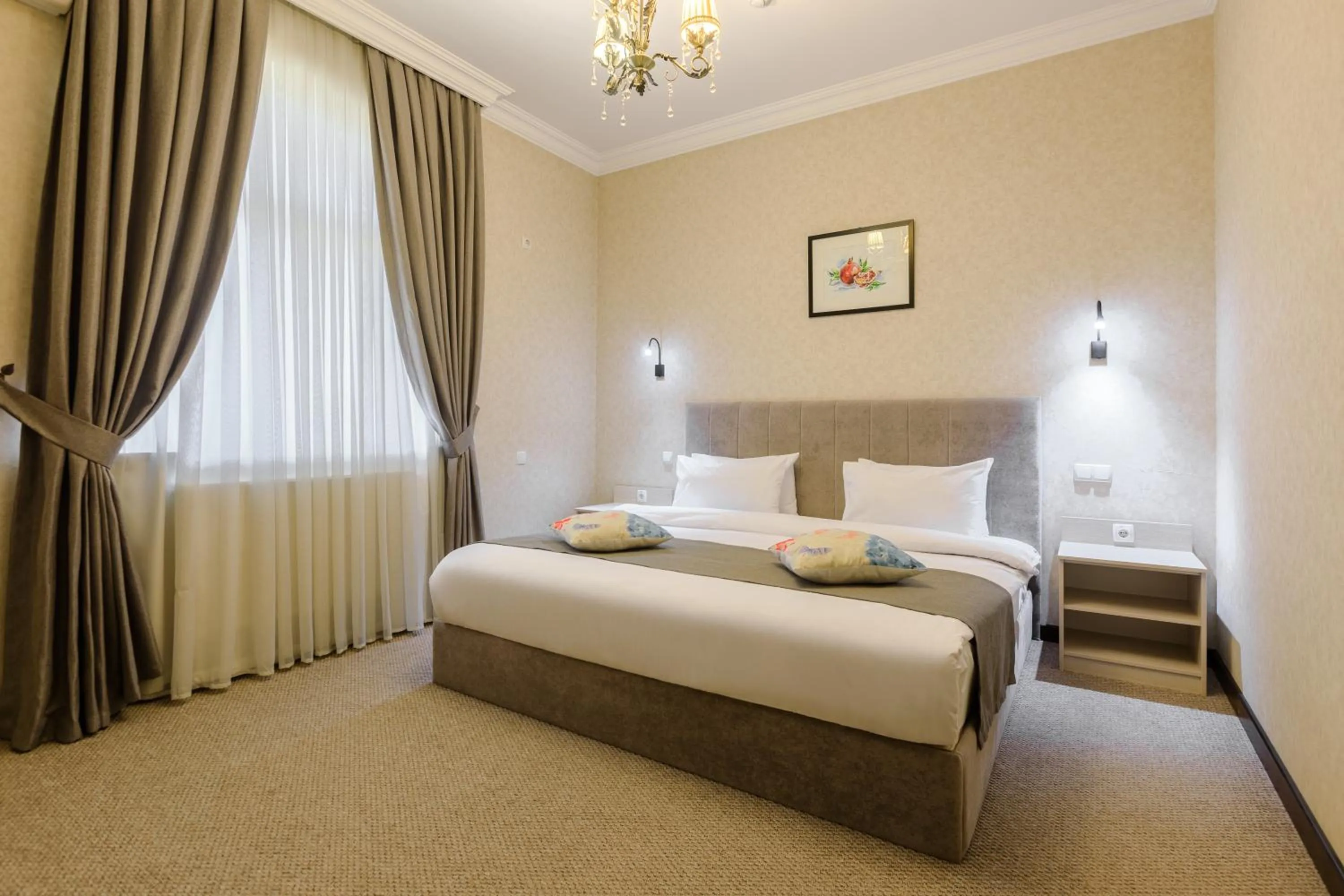 Bed in Navruz Hotel Tashkent