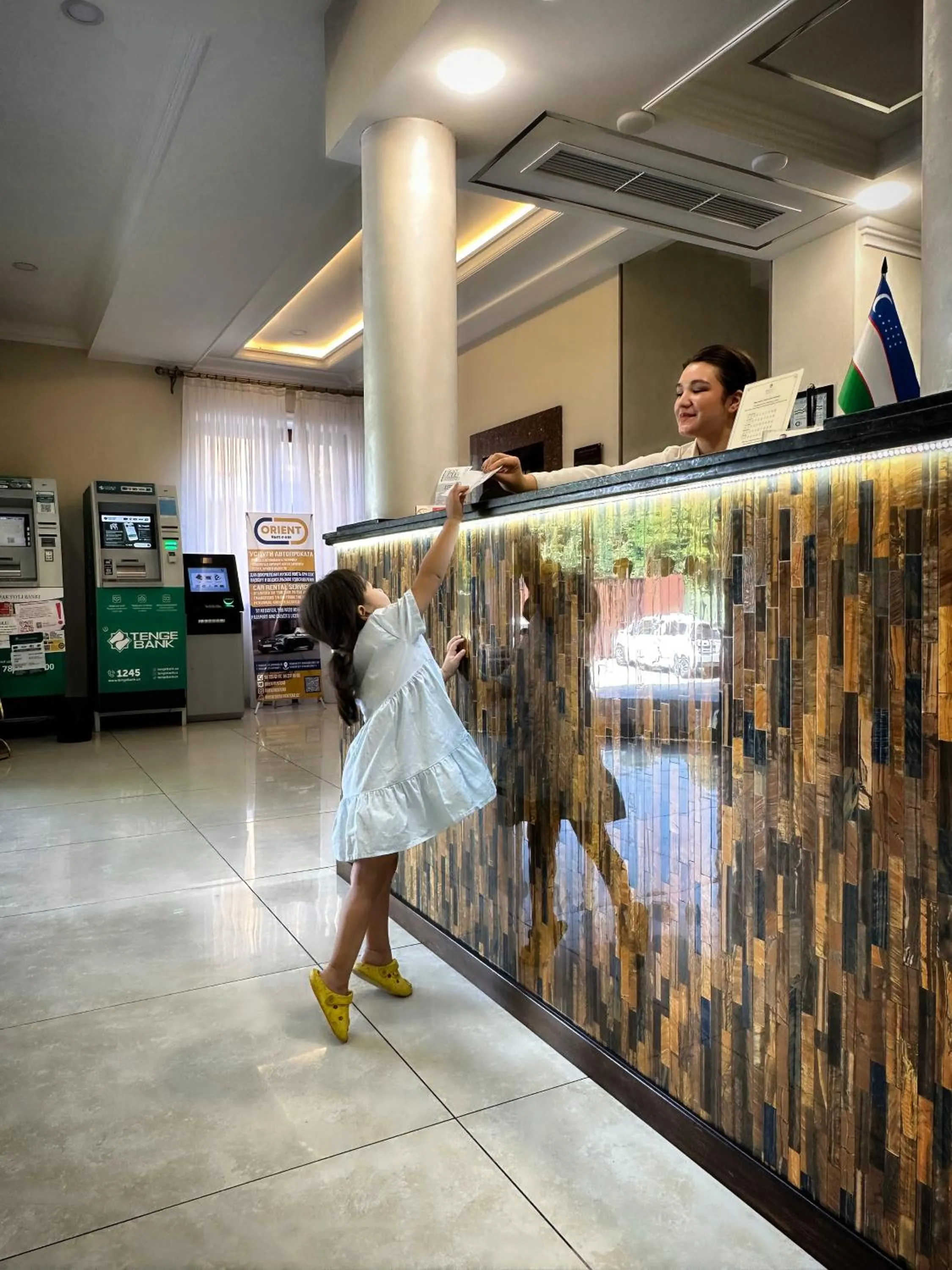 People in Navruz Hotel Tashkent