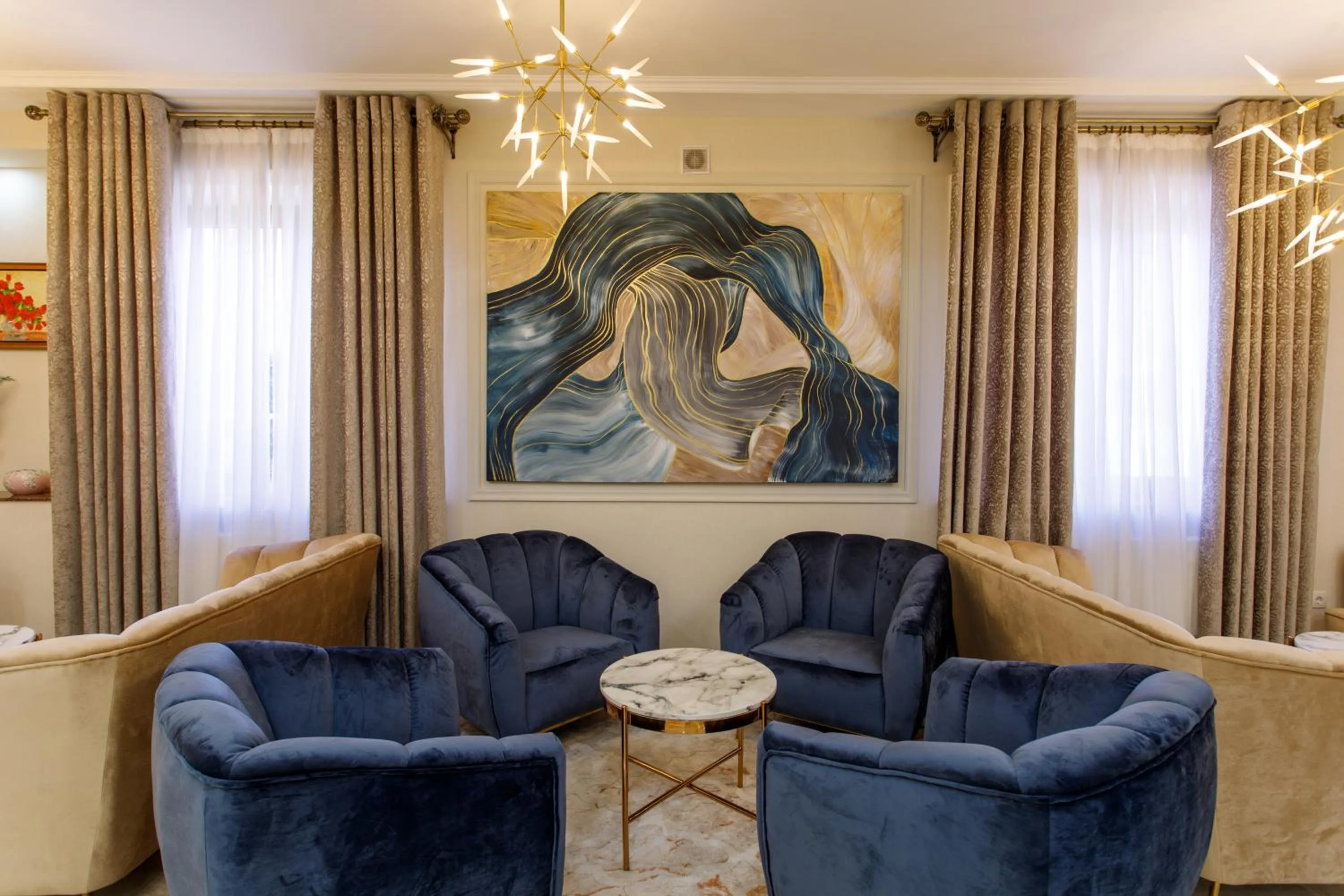 Lobby or reception in Navruz Hotel Tashkent