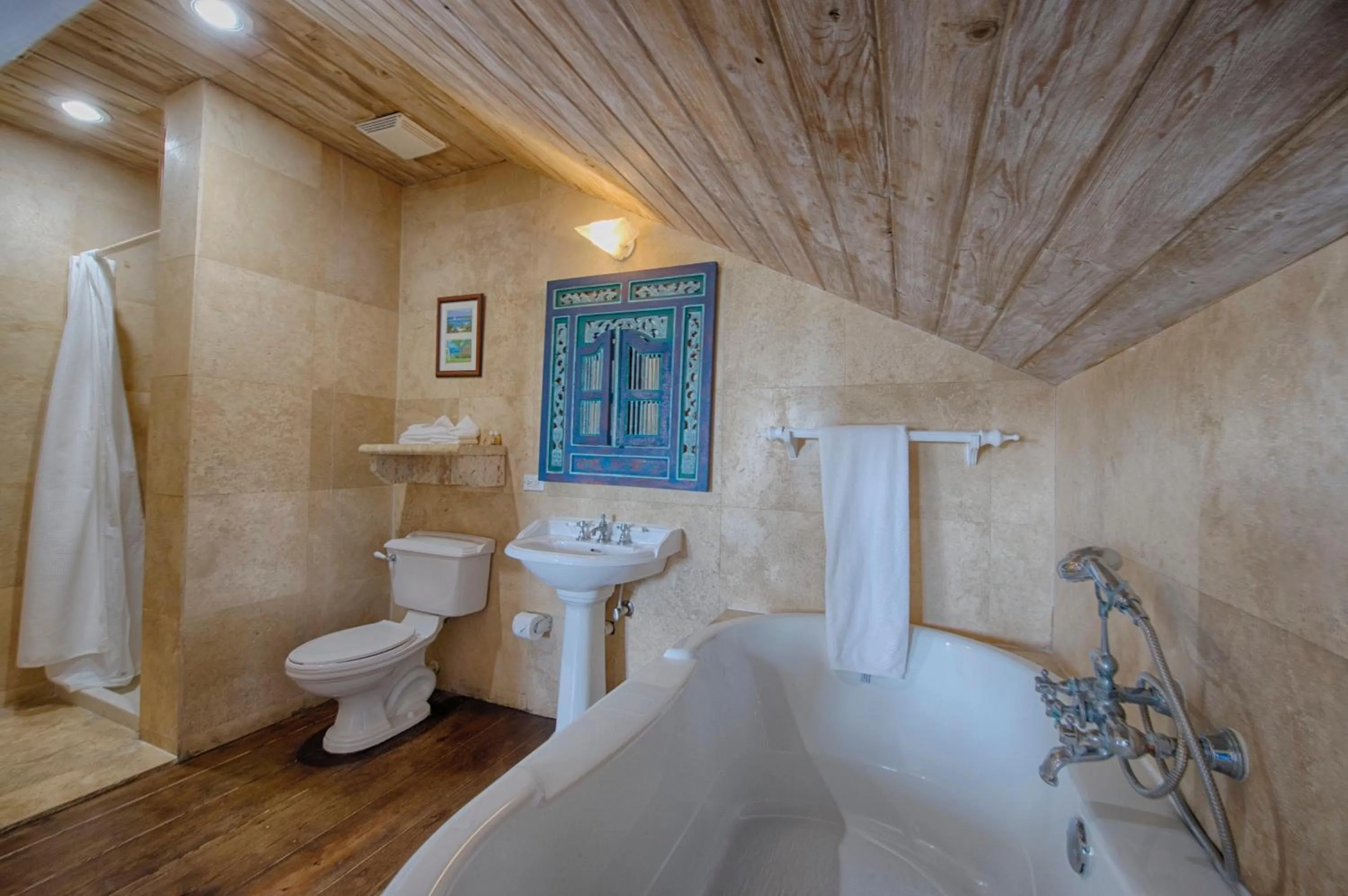 Shower in A Stone's Throw Away