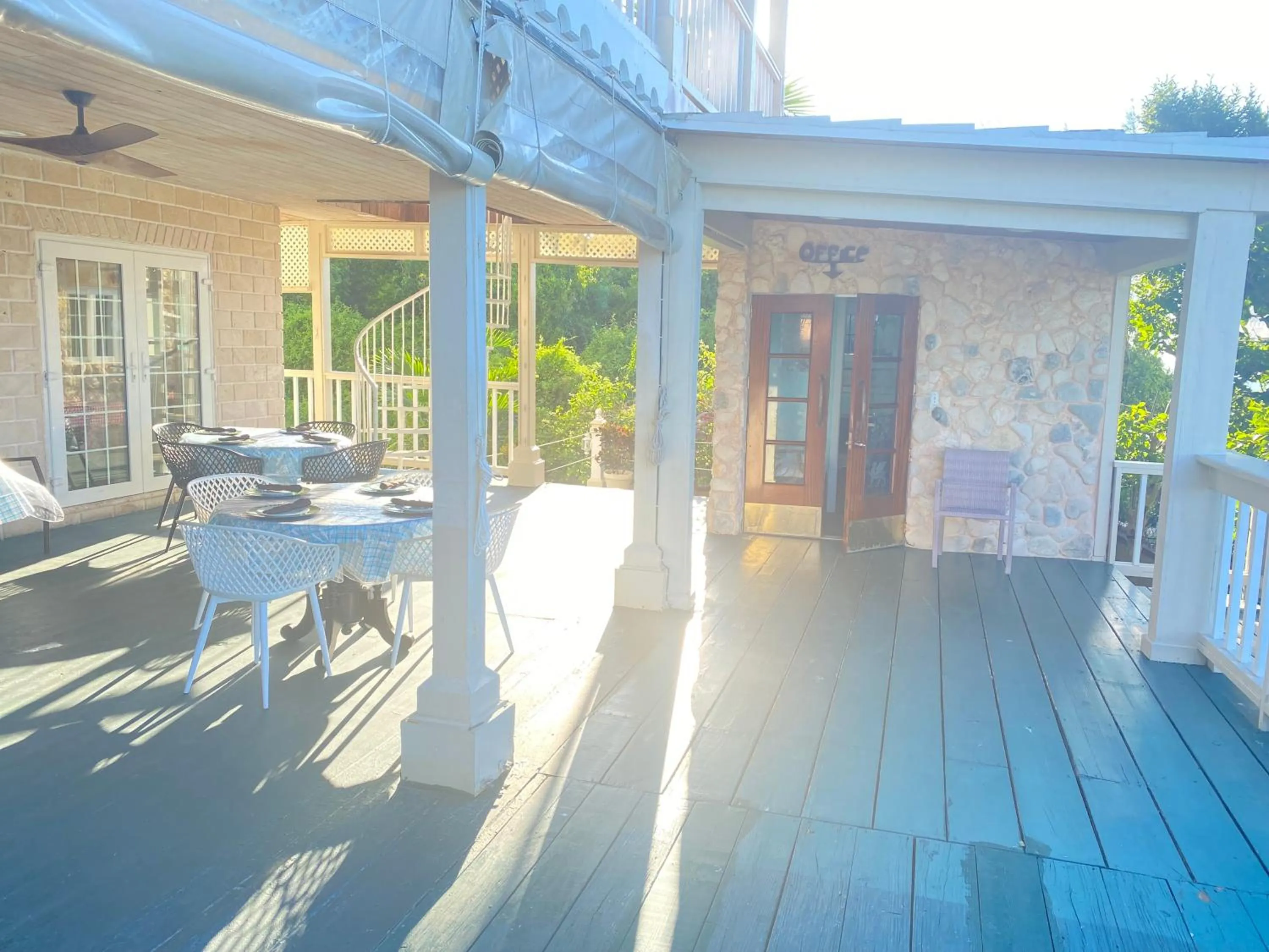 Patio in A Stone's Throw Away