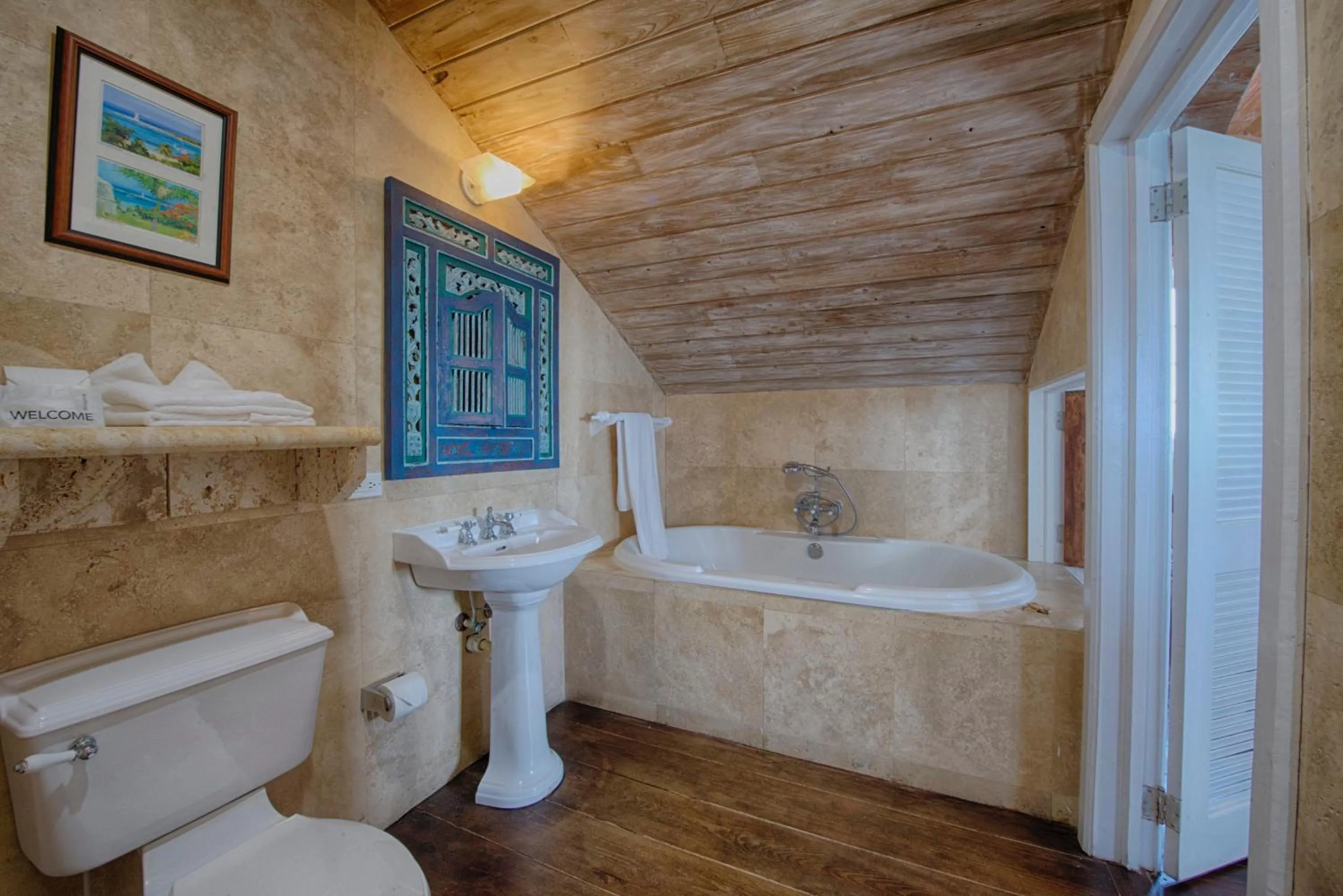 Toilet in A Stone's Throw Away