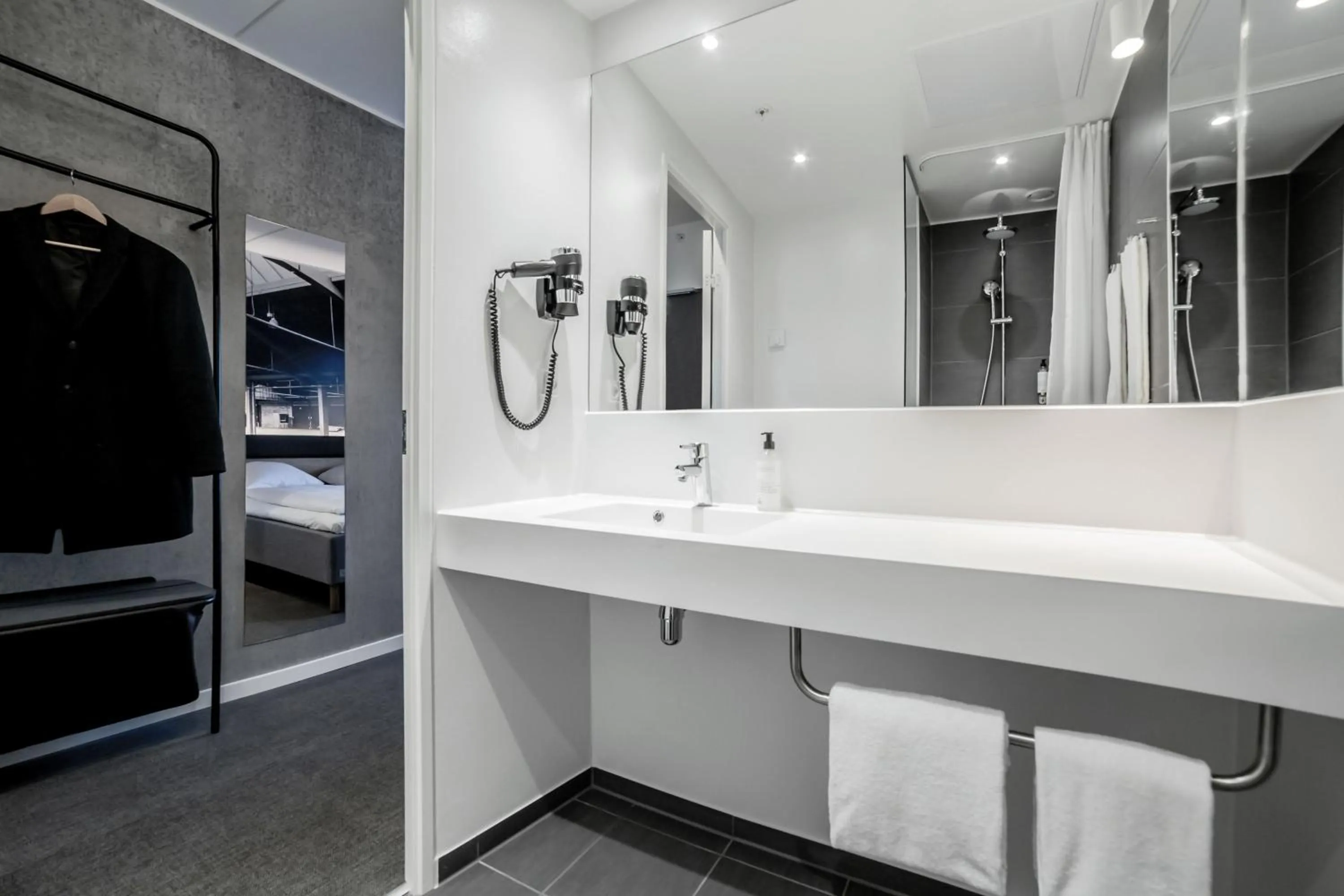 Bathroom in Four Points Flex by Sheraton Aalborg