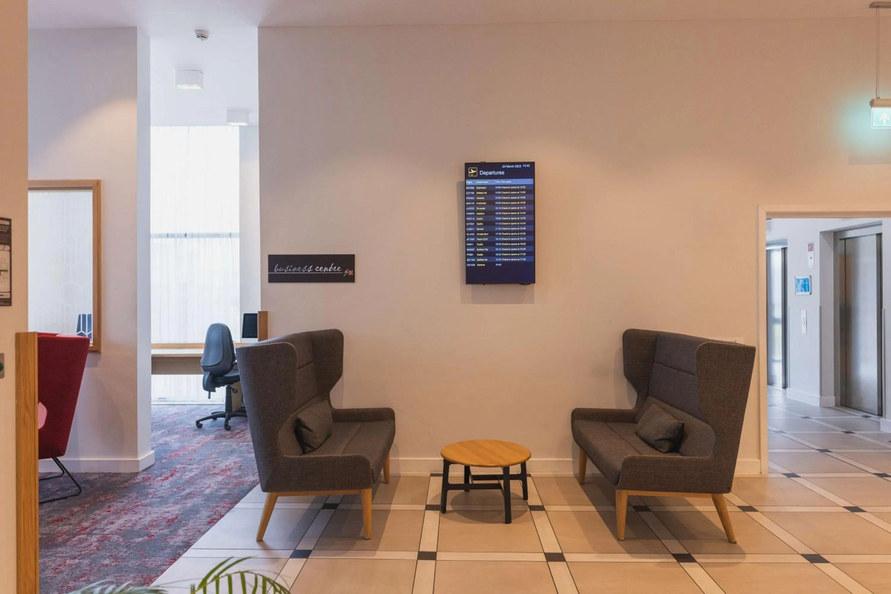Lobby or reception in Hilton Garden Inn Birmingham Airport Uk