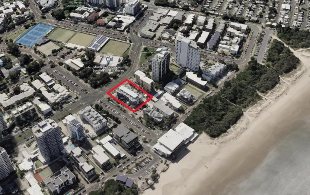 Location in Coral Sea Apartments