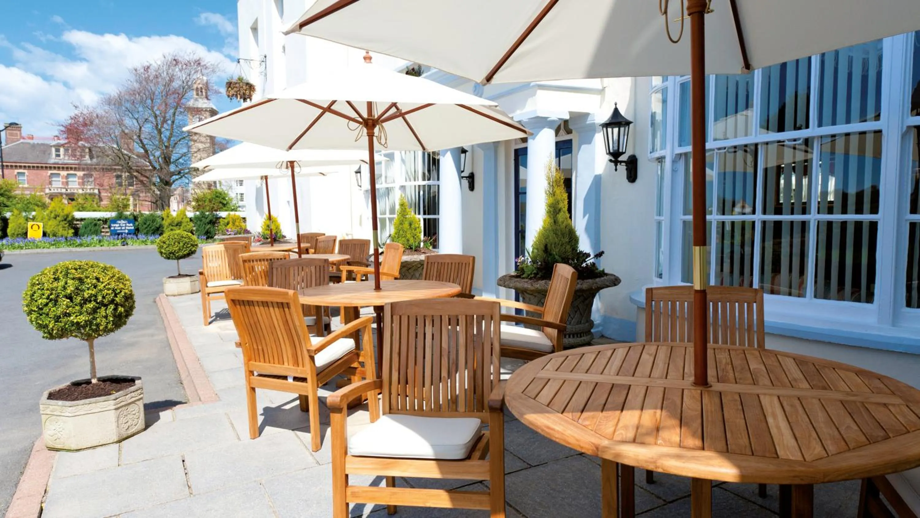 Patio in The Imperial Hotel