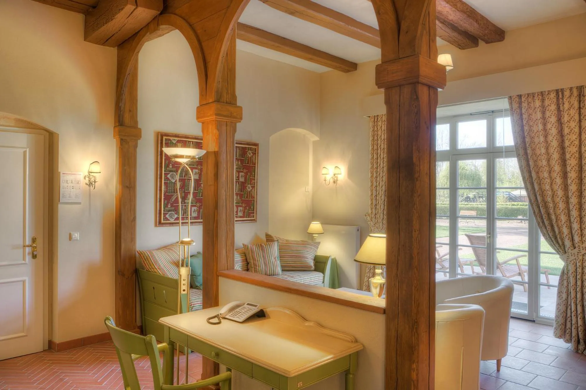 Balcony/Terrace in Urlaubsresidenz Marstall und Kanzlei im Schlossensemble