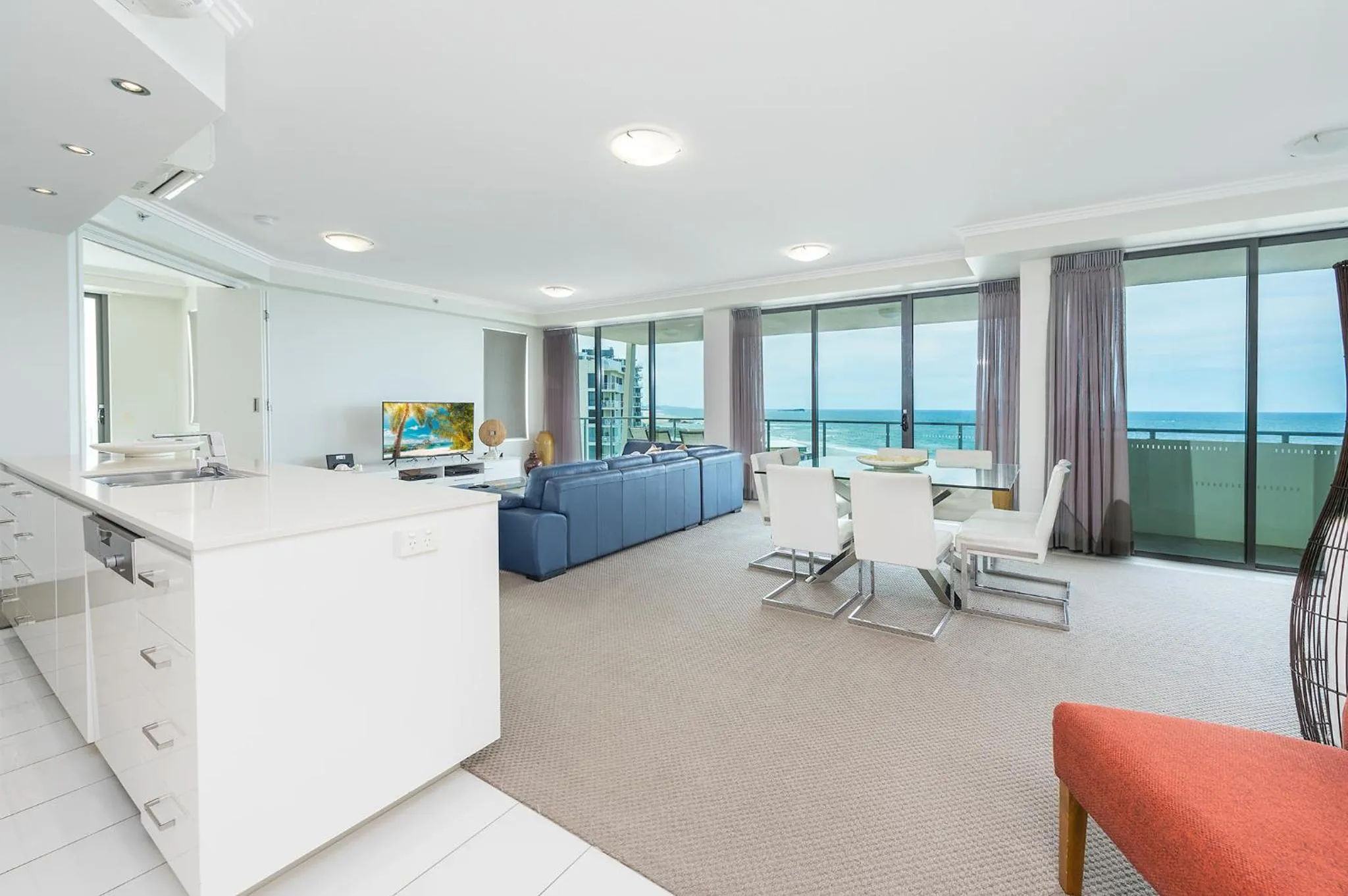 Living room in Beach on Sixth