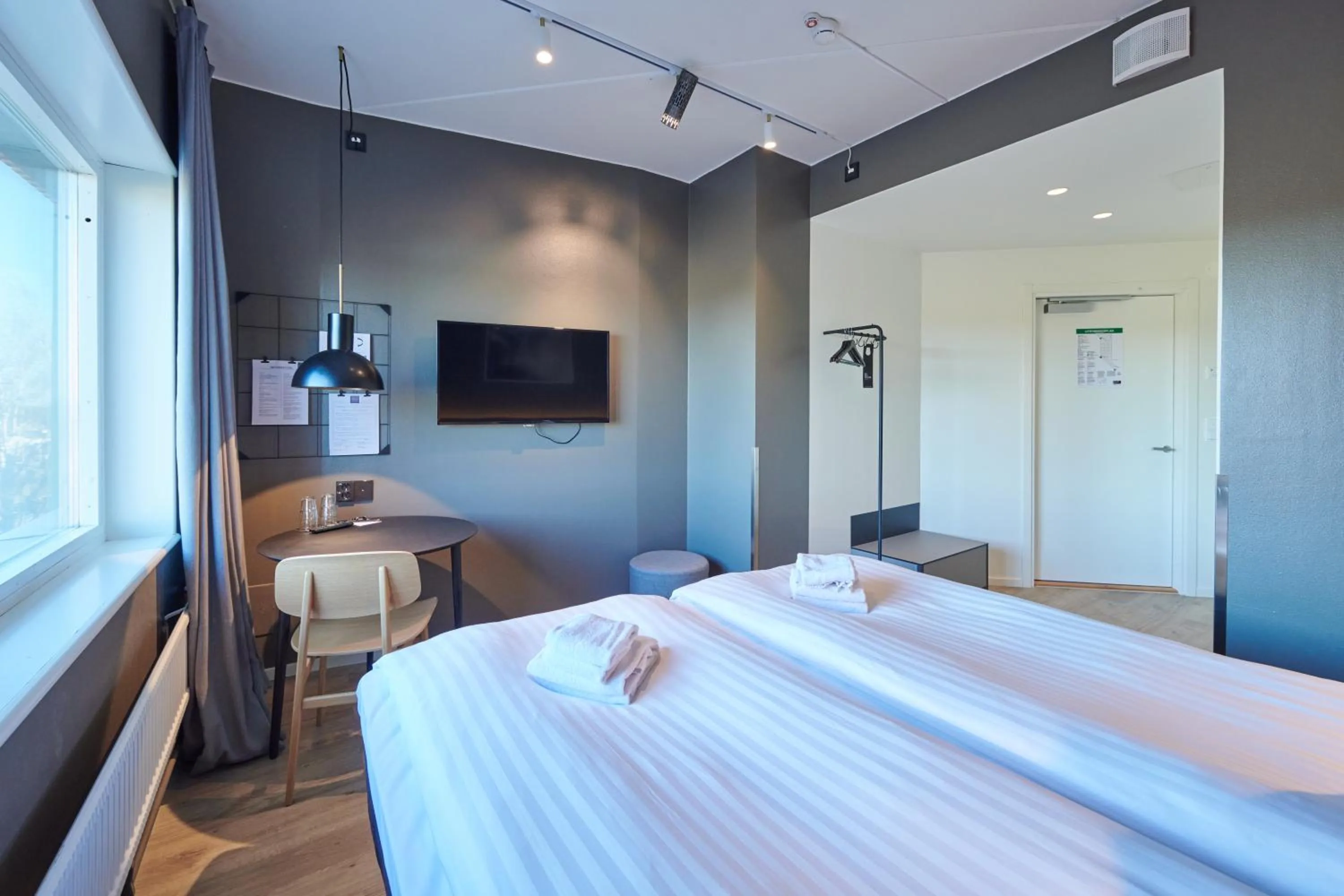 Bedroom, Bed in First Hotel Stockholm North