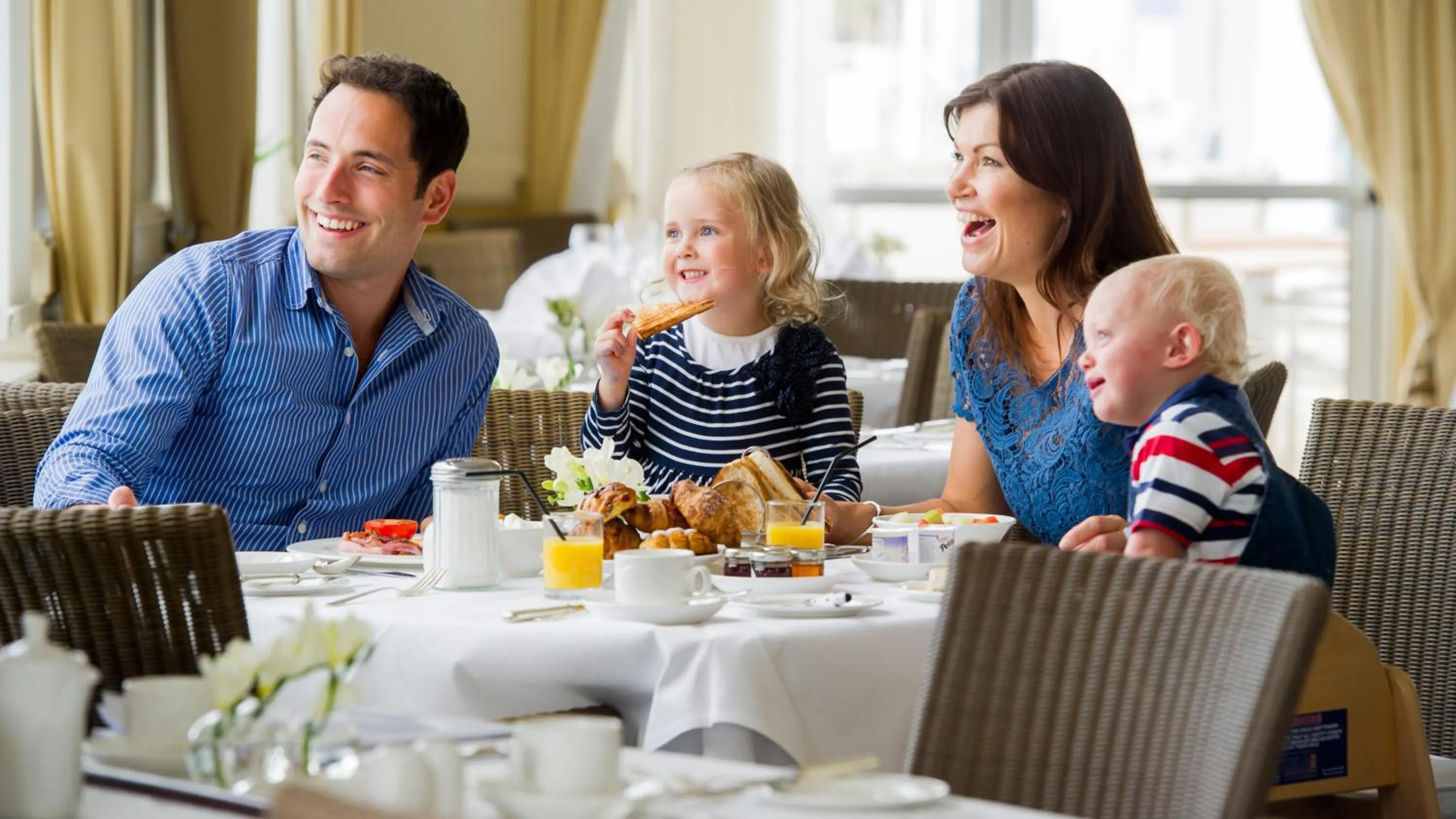 Family in Saunton Sands Hotel Source Spa and Wellness