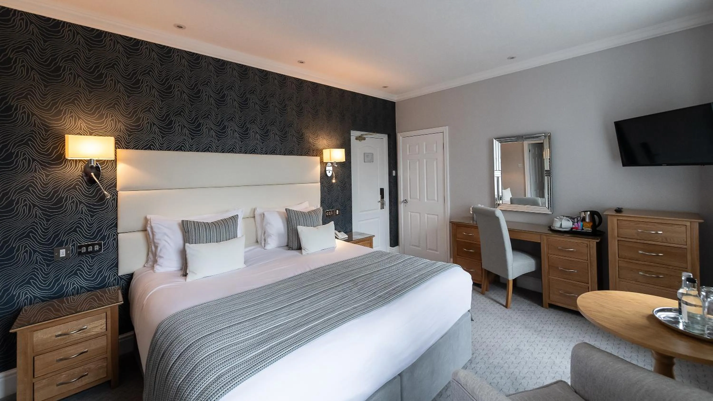 Bedroom, Bed in The Carlyon Bay Hotel and Spa