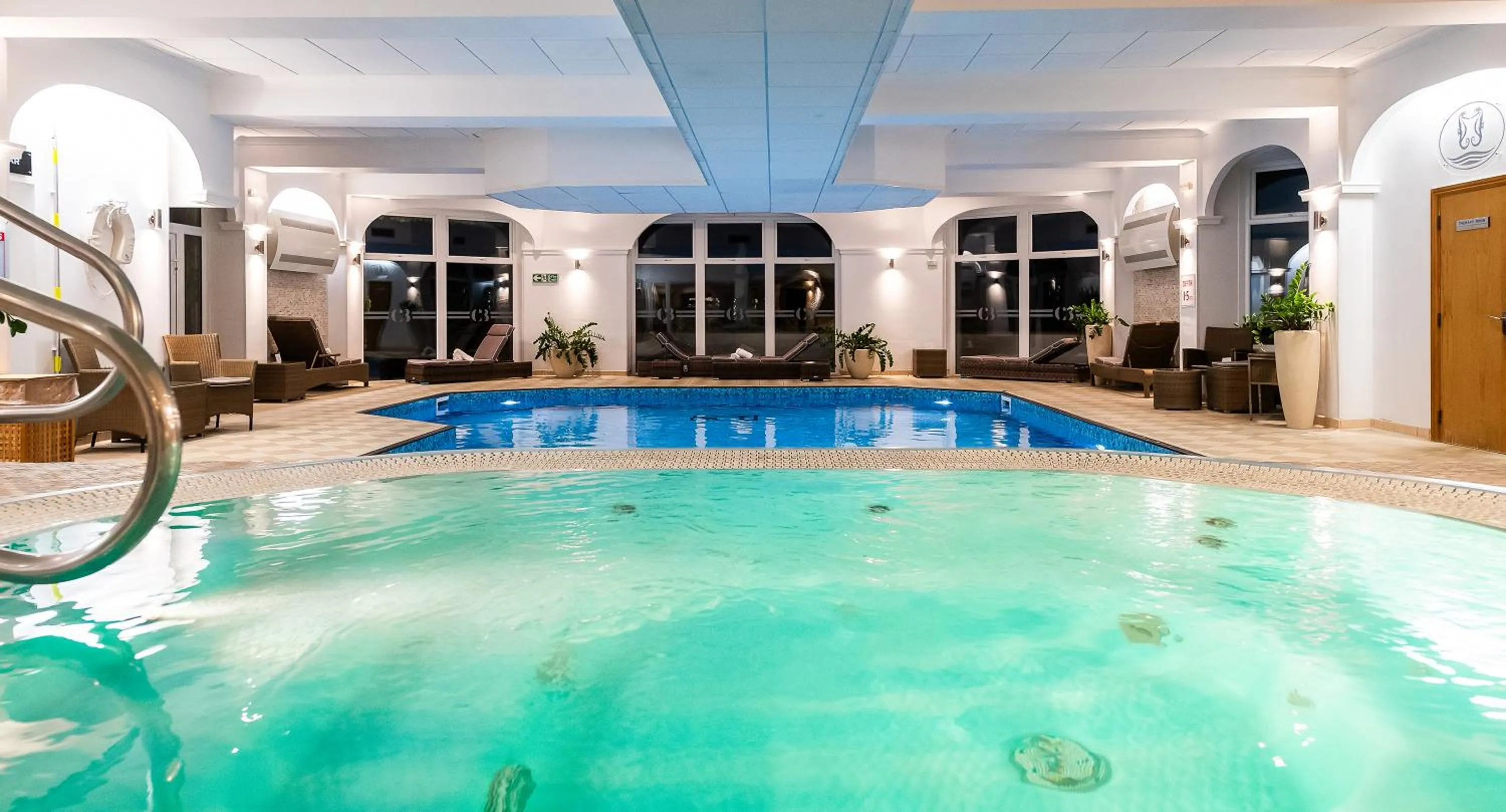 Swimming pool in The Carlyon Bay Hotel and Spa
