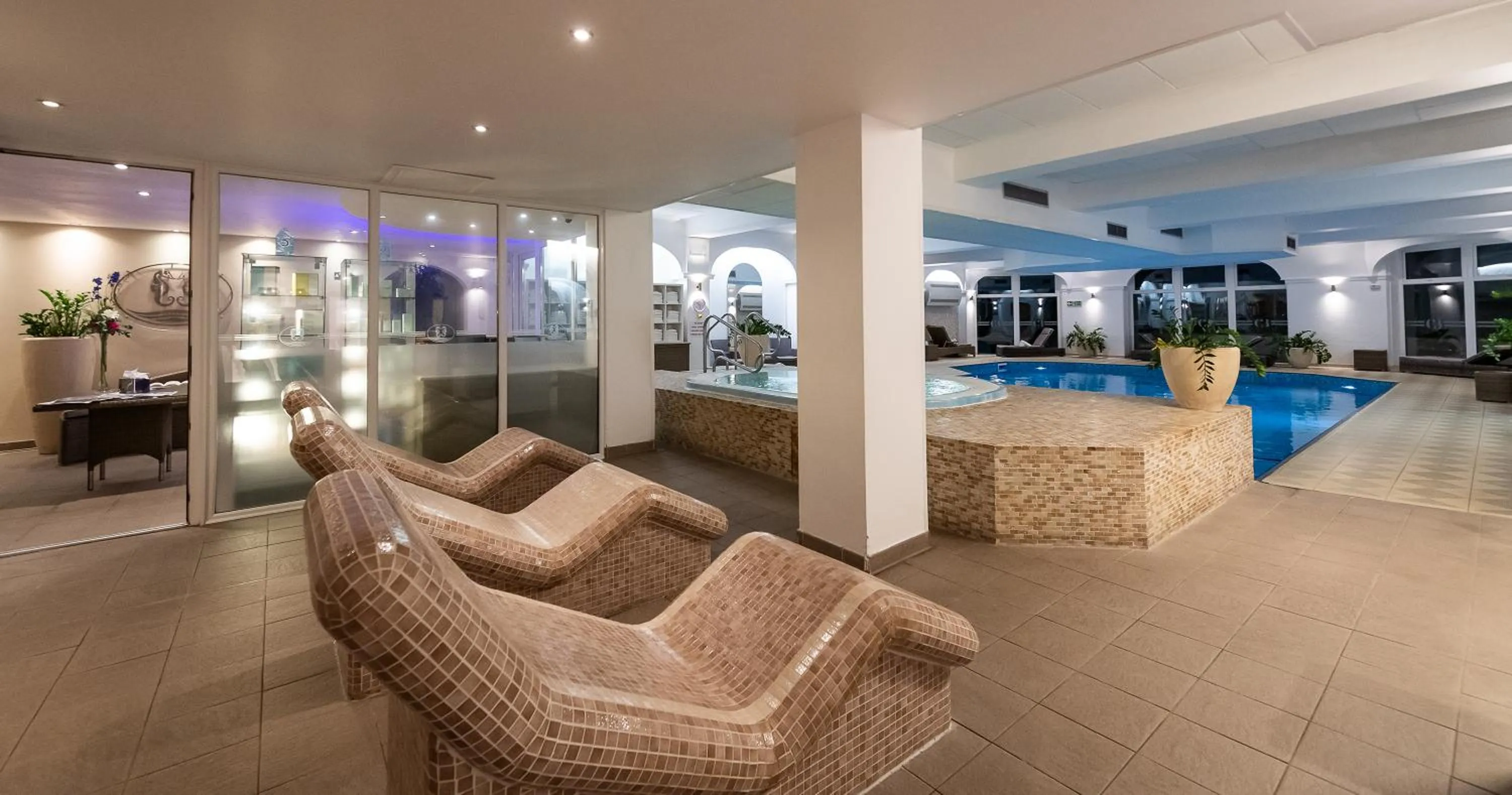 Spa and wellness centre/facilities in The Carlyon Bay Hotel and Spa