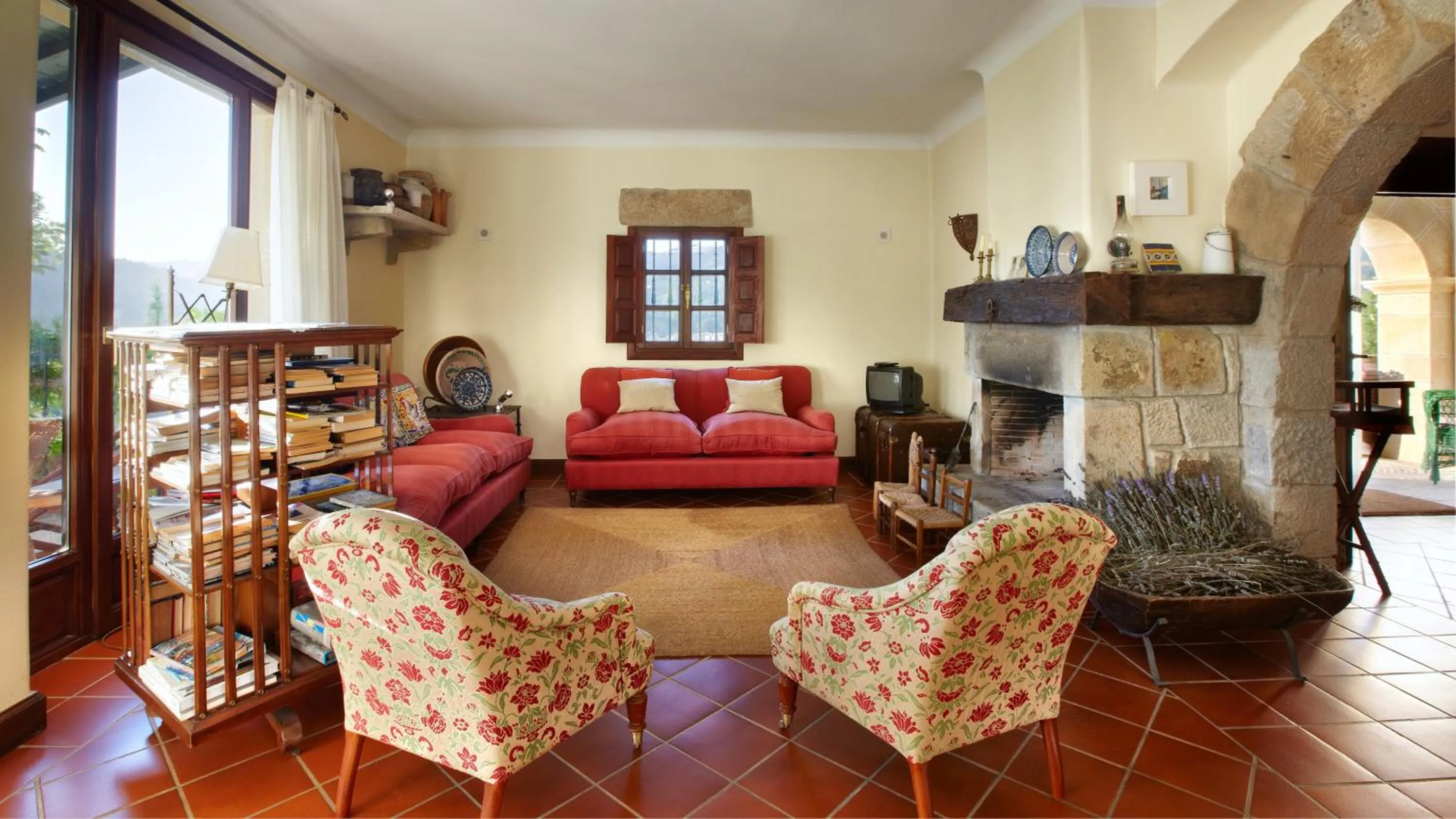 Living room in Hotel Ibarra Zalla