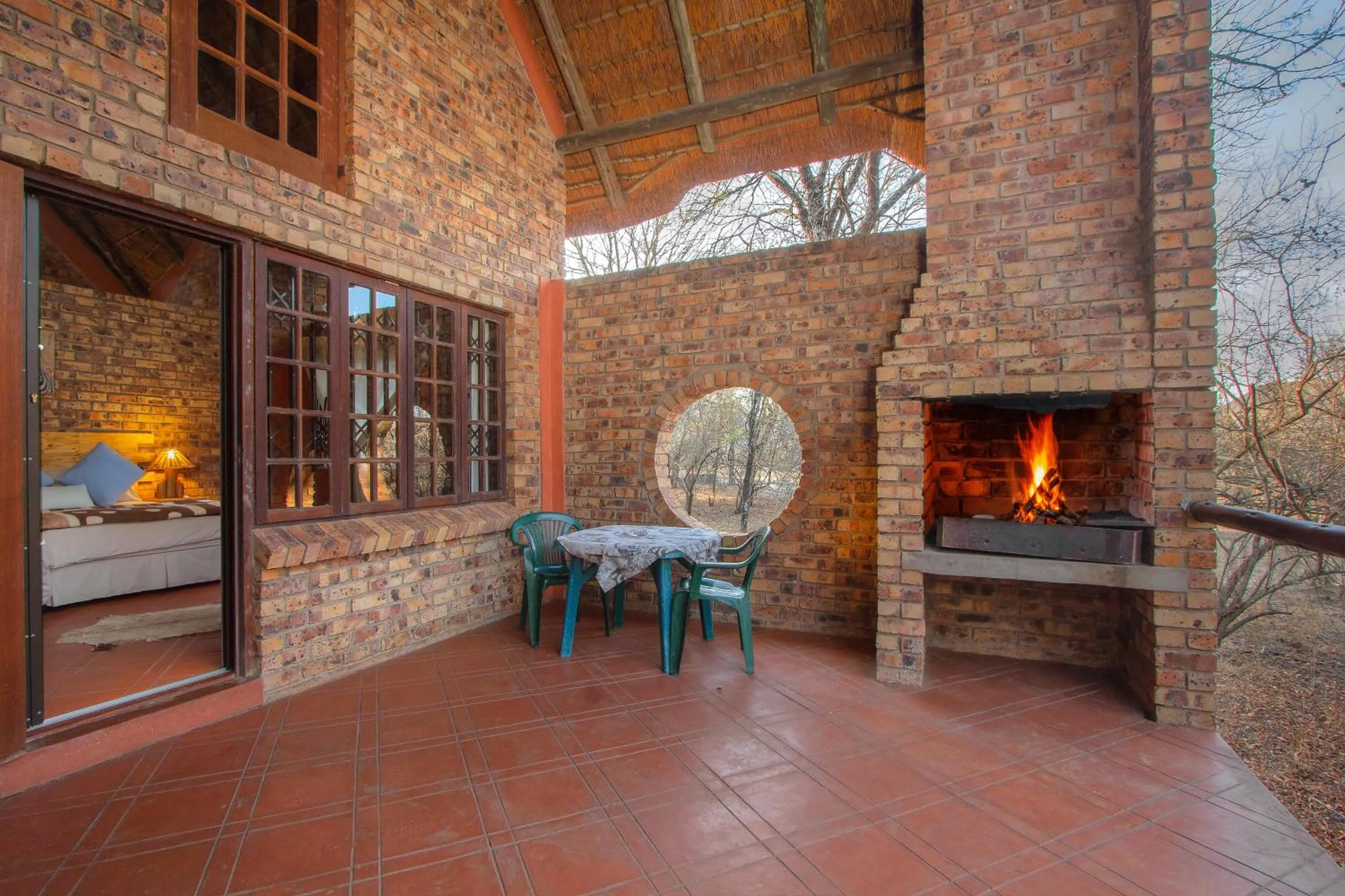 Patio in SERENITY Du Bois Lodge
