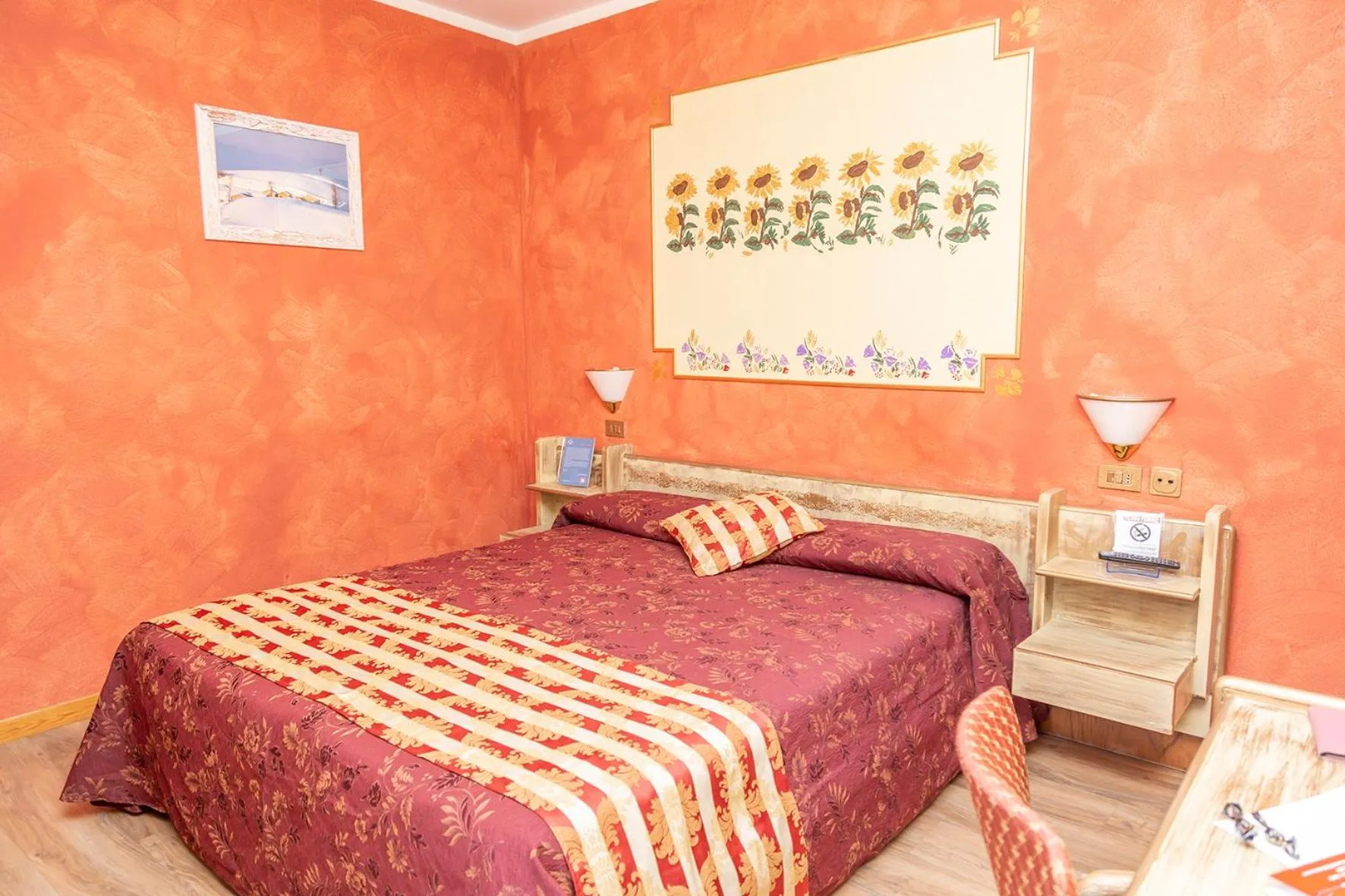 Bed in Hotel Chaberton