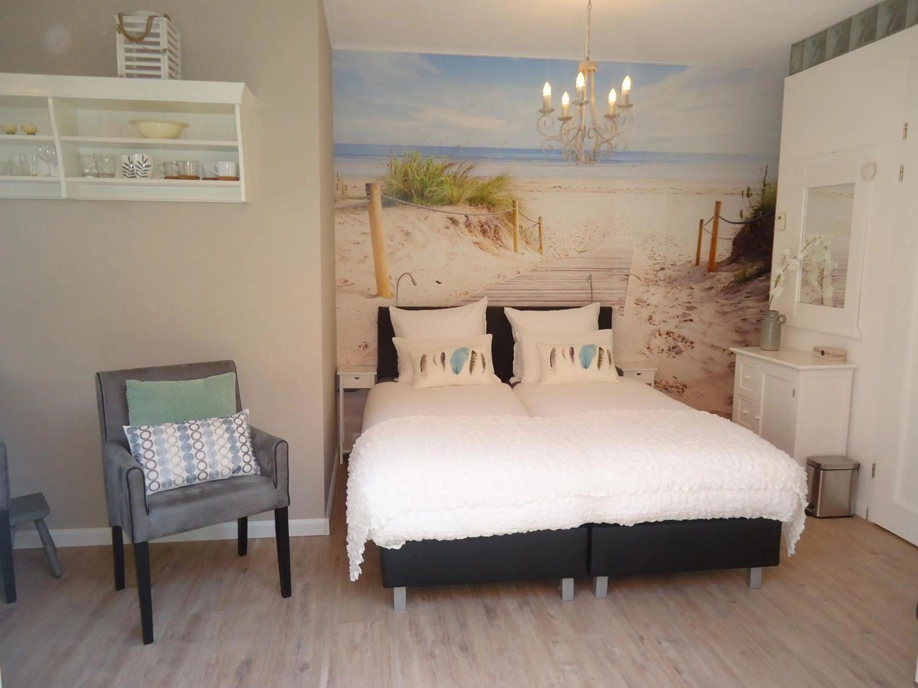 Bed in Bed & Breakfast Zeeduinsepoort met Sauna