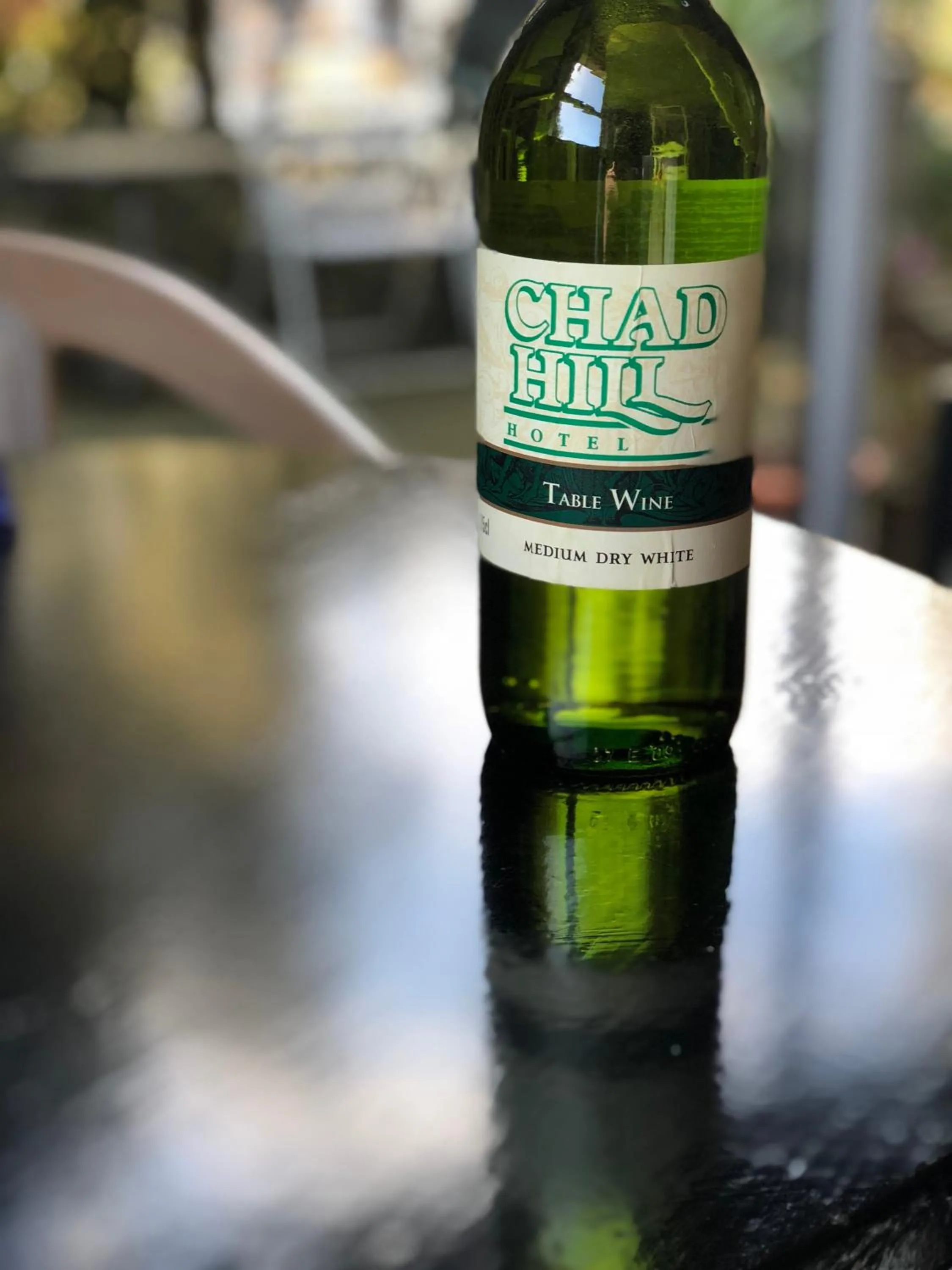 Alcoholic drinks in Chad Hill Hotel