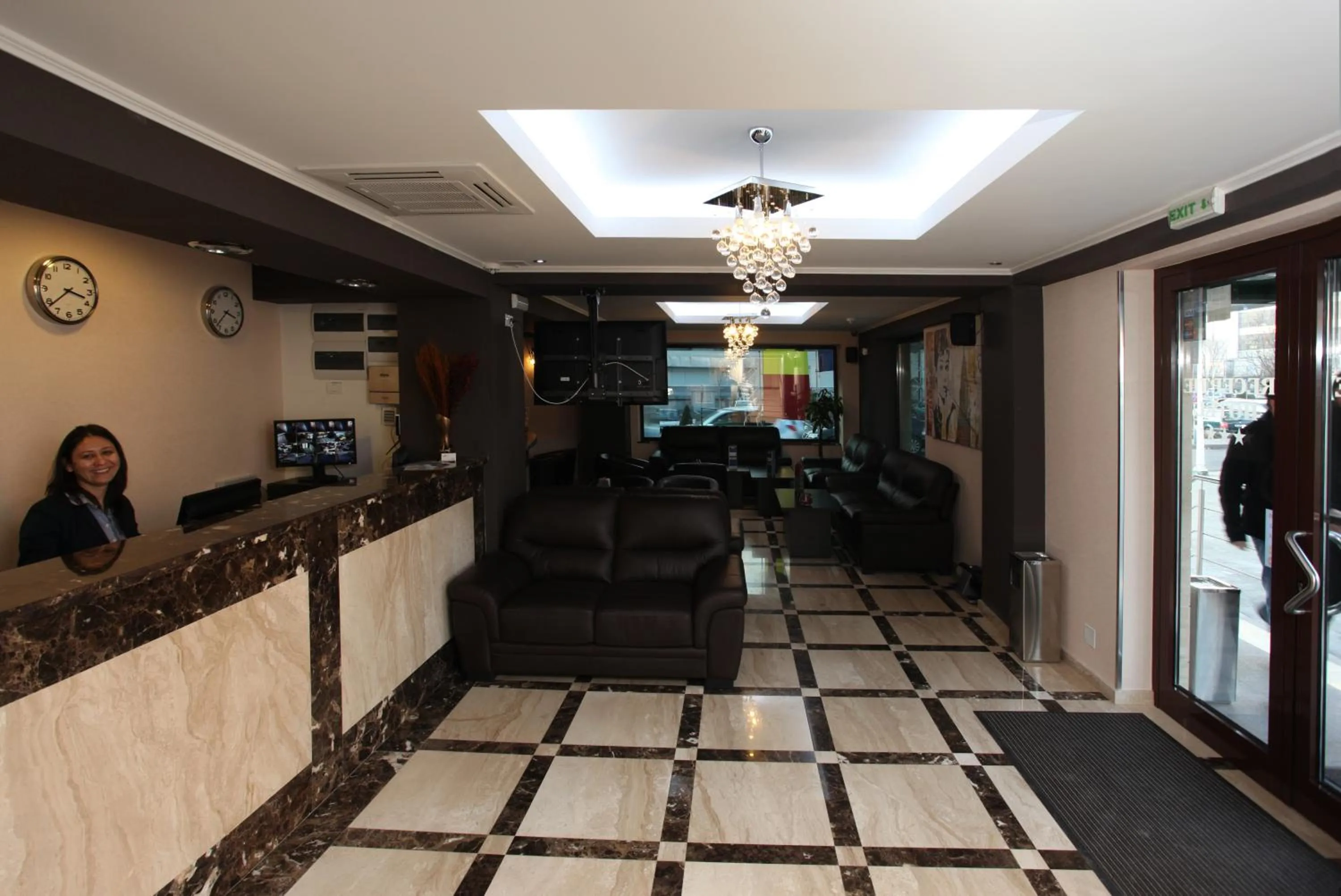 Lobby or reception in West Plaza Hotel