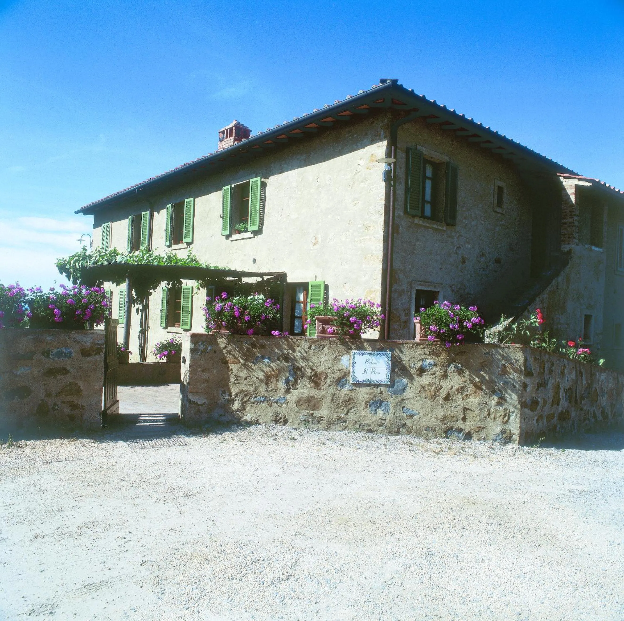 Facade/entrance in Podere Il Pino
